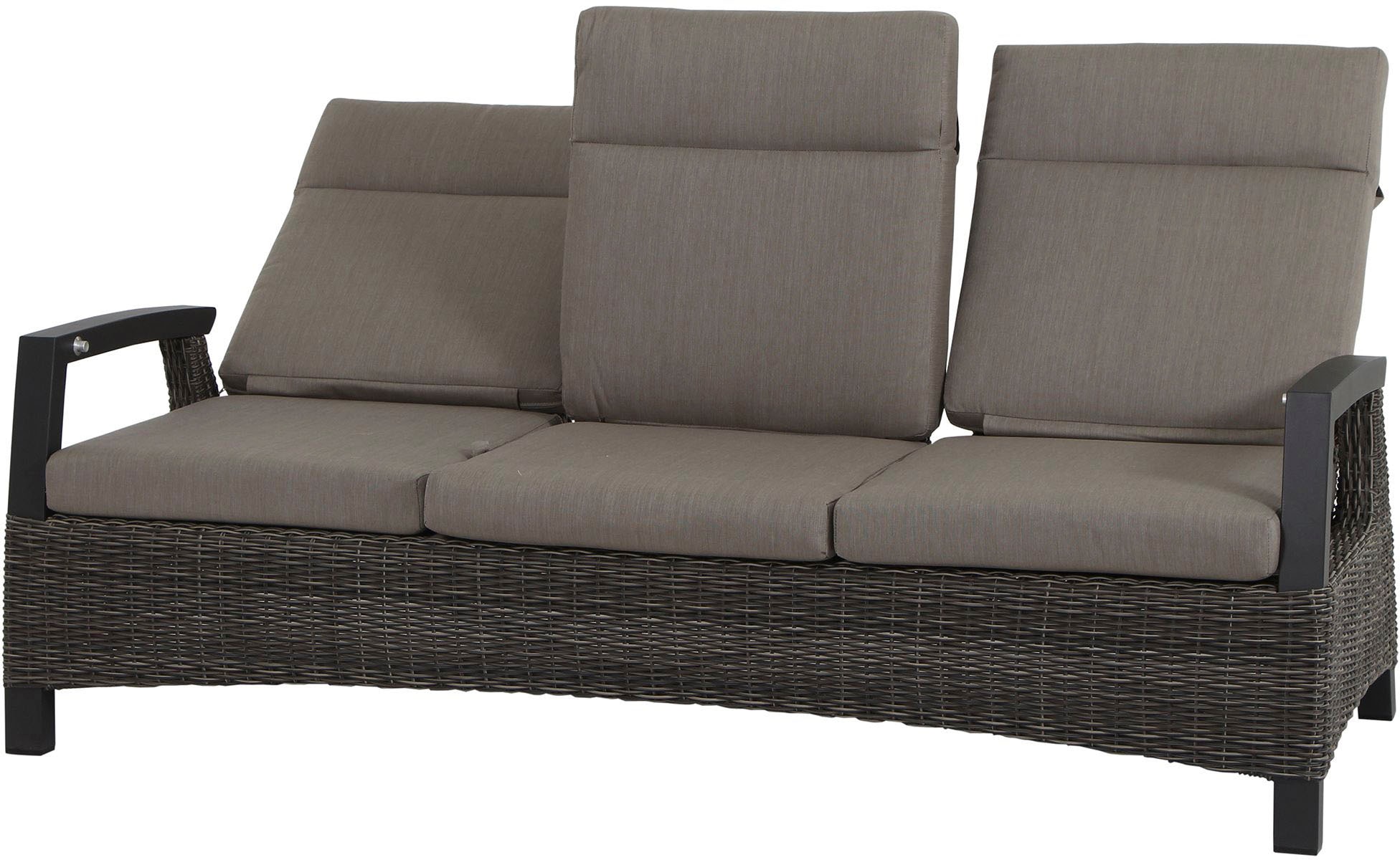 Siena Garden Gartenlounge-Set »Corido«, (Set, 9 tlg.), bestehend aus 2 Sesseln, 1 Sofa, 1 Tisch und 5 Auflagen