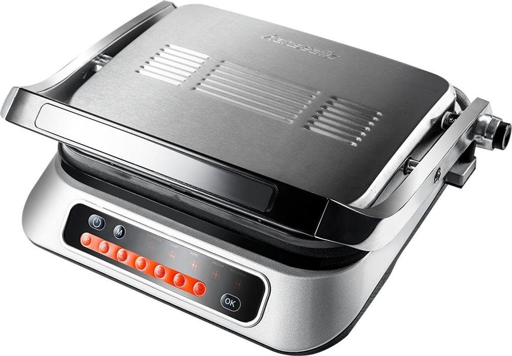 Hanseatic Kontaktgrill »83347967«, 2100 W, 7 Grillprogramme, Lichtindikator, autom. Anpassung der Grilltemperatur