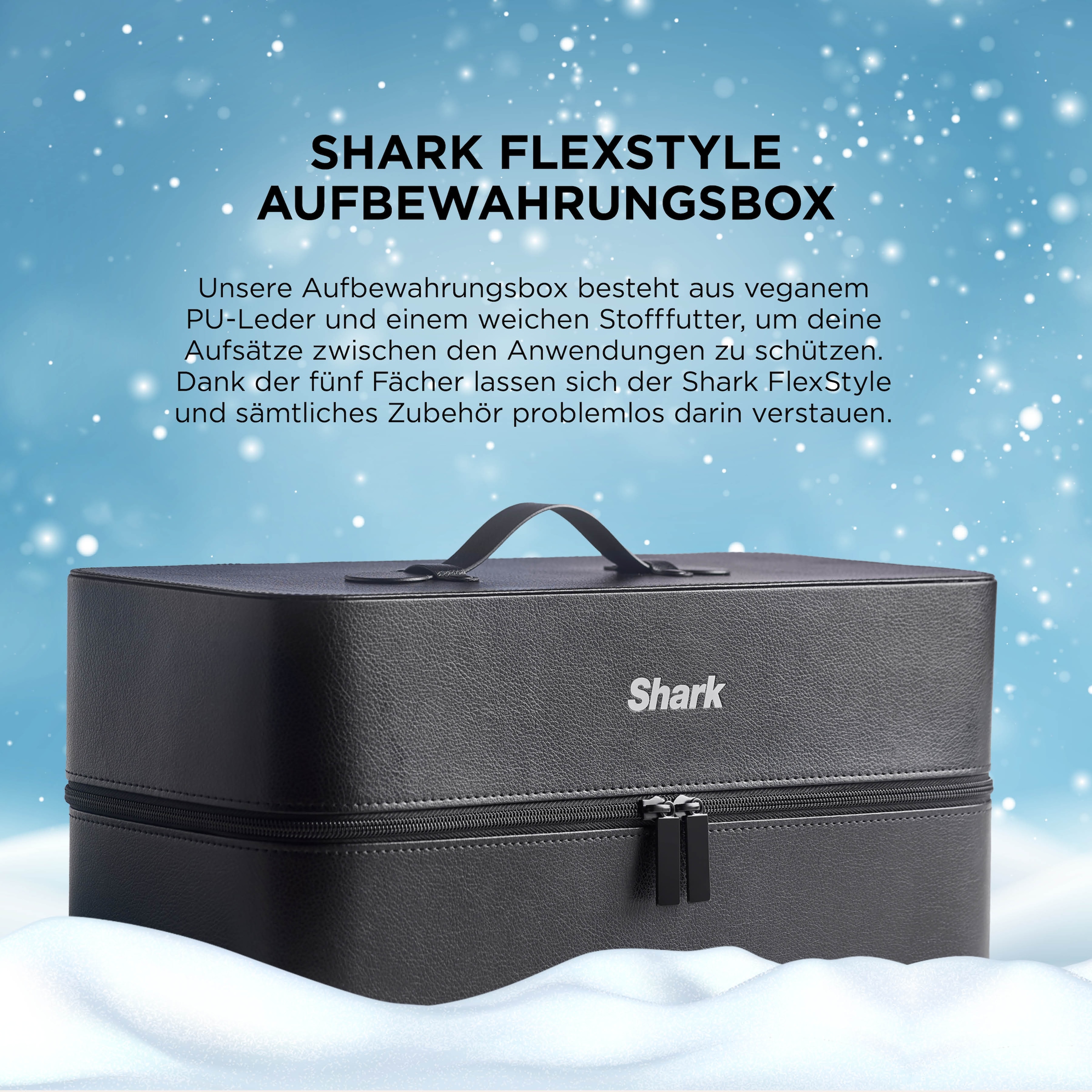 Shark Multihaarstyler »Shark FlexStyle Haarstyler und -trockner Glacial
Blue [HD476WHEU]« 6 Aufsätze Perfekt für jeden Haartyp