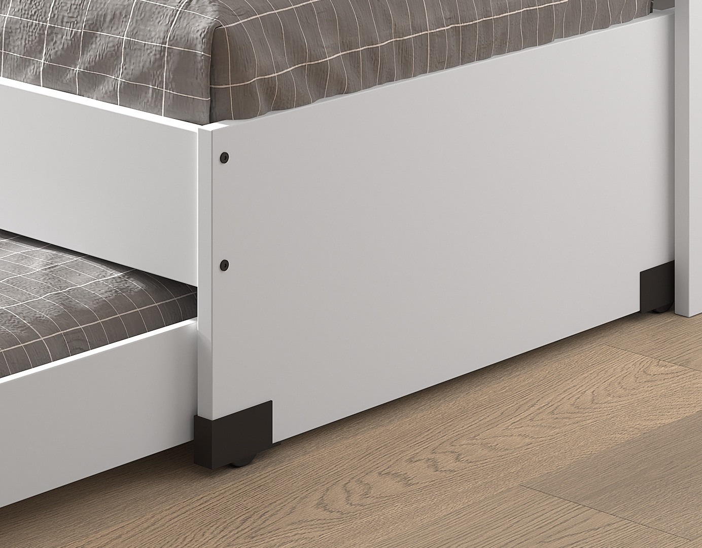 Home affaire Etagenbett, (Made in Europe), für kleine Räume, 2 Liegefl., Bettschublade, inkl. Schreibtisch, Dekor