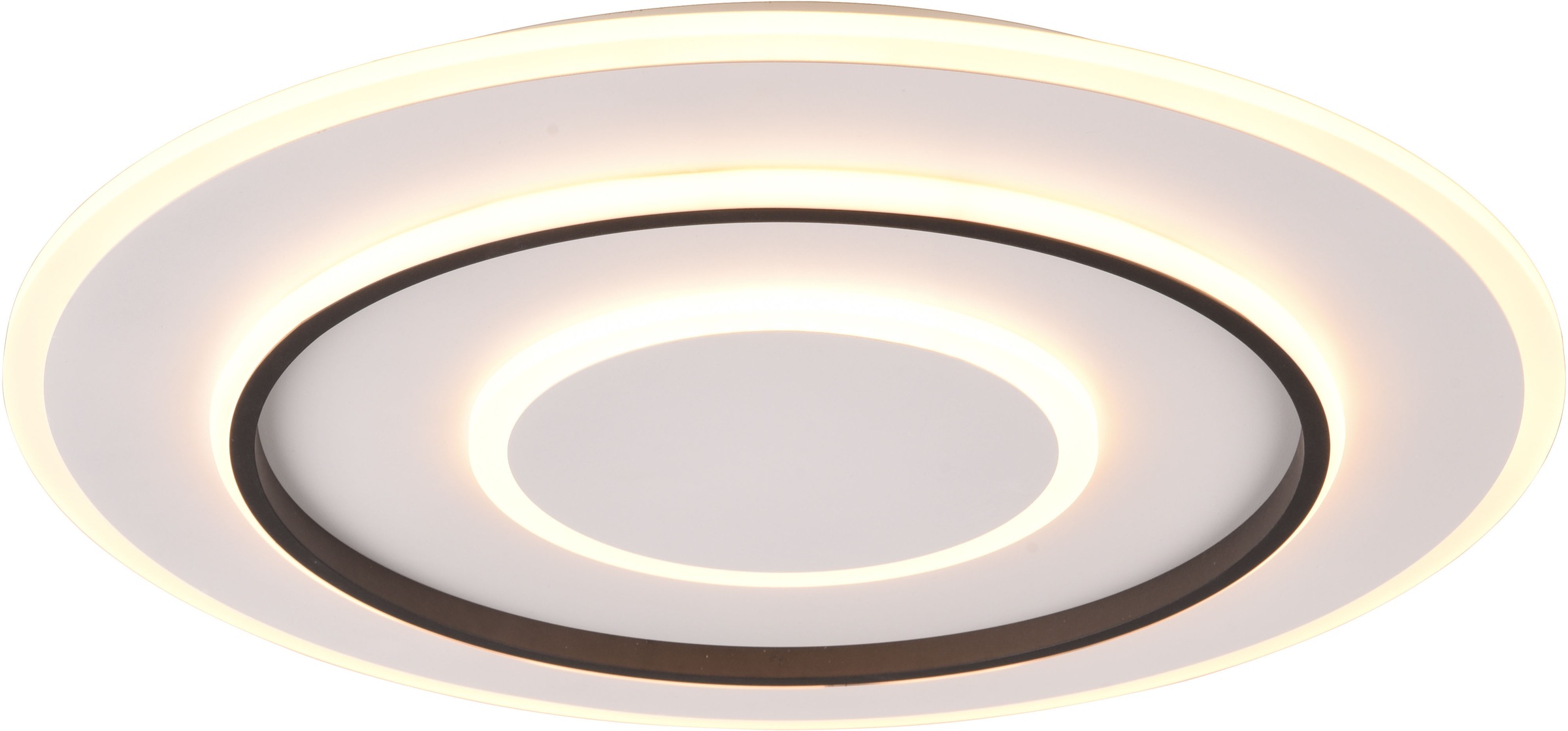 REALITY Leuchten LED Deckenleuchte »JORA, Deckenlampe Schlafzimmer mit Sleep Timer, Nachtlicht, dimmbar,«, 1 flammig, Leuchtmittel LED-Board | LED fest integriert, Lichtfarbe einstellbar CCT, Memoryfunktion, inkl Fernbedienung