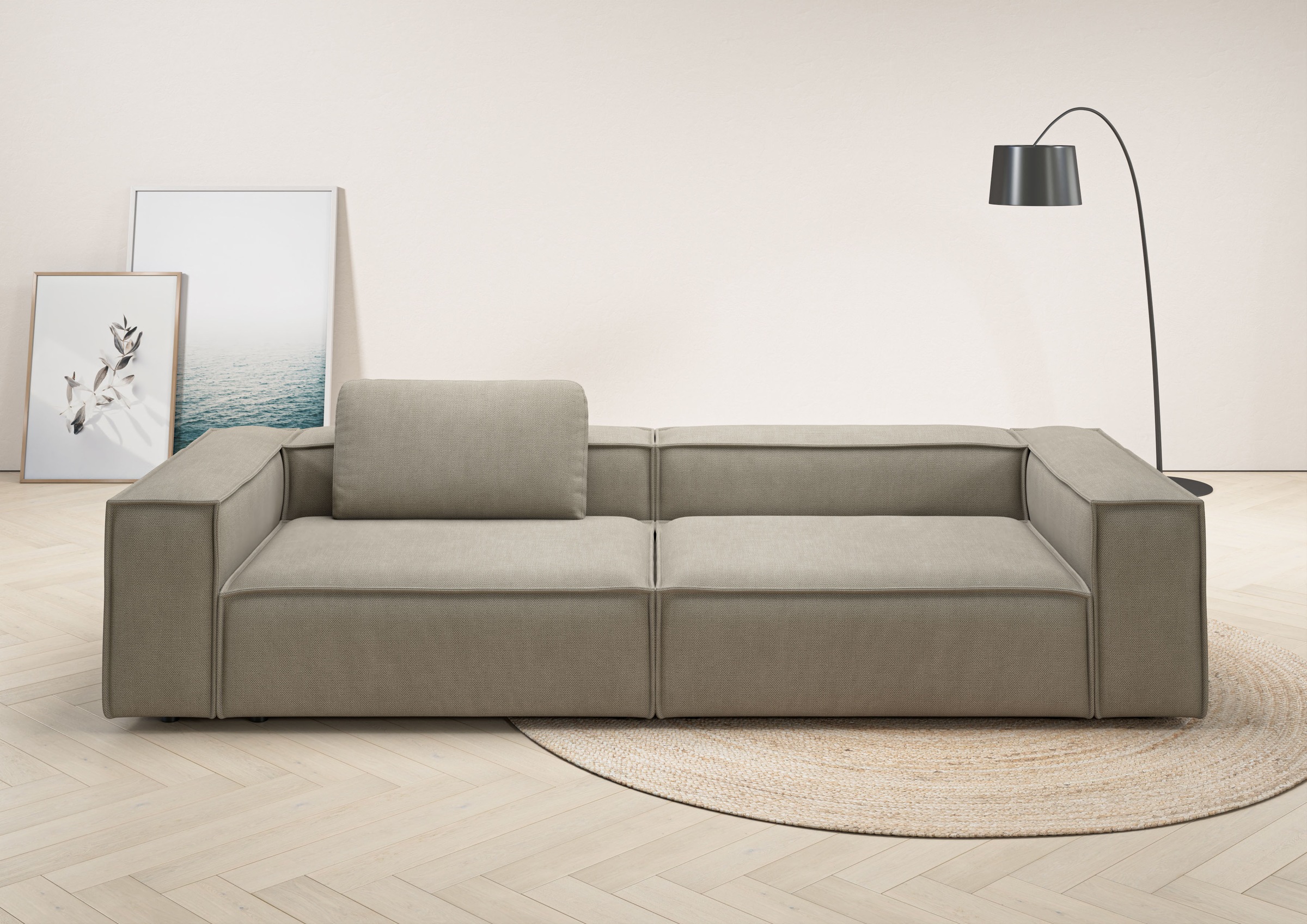 PLACES OF STYLE 3-Sitzer »Watertown moderner 3-Sitzer« extra breites Sofa m günstig online kaufen