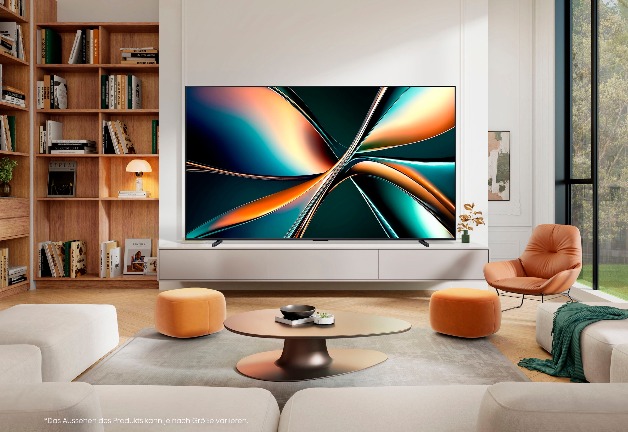 Hisense QLED Mini LED-Fernseher »100U7Q«, 4K Ultra HD, Smart-TV, 4K UHD Mini LED