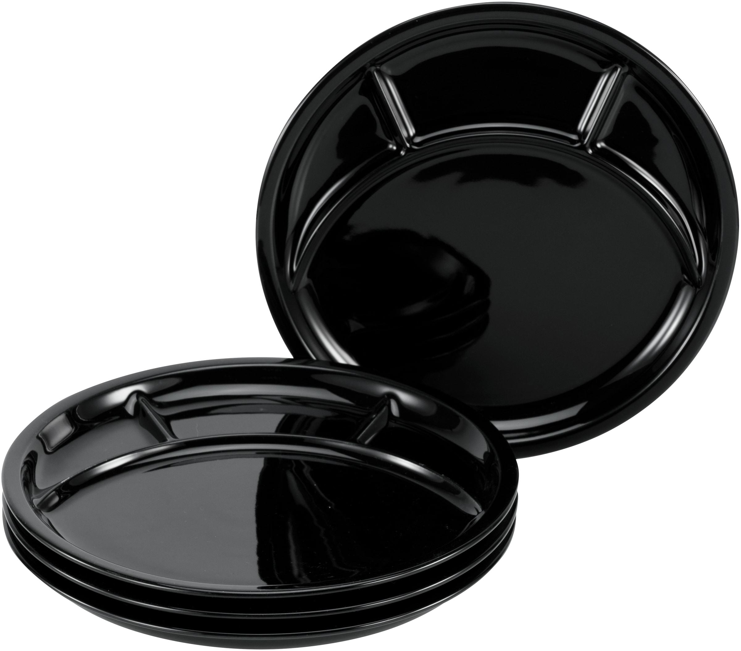 CreaTable Fondueteller »Essteller Universal« Teller Set, 4 Personen, Porzel günstig online kaufen