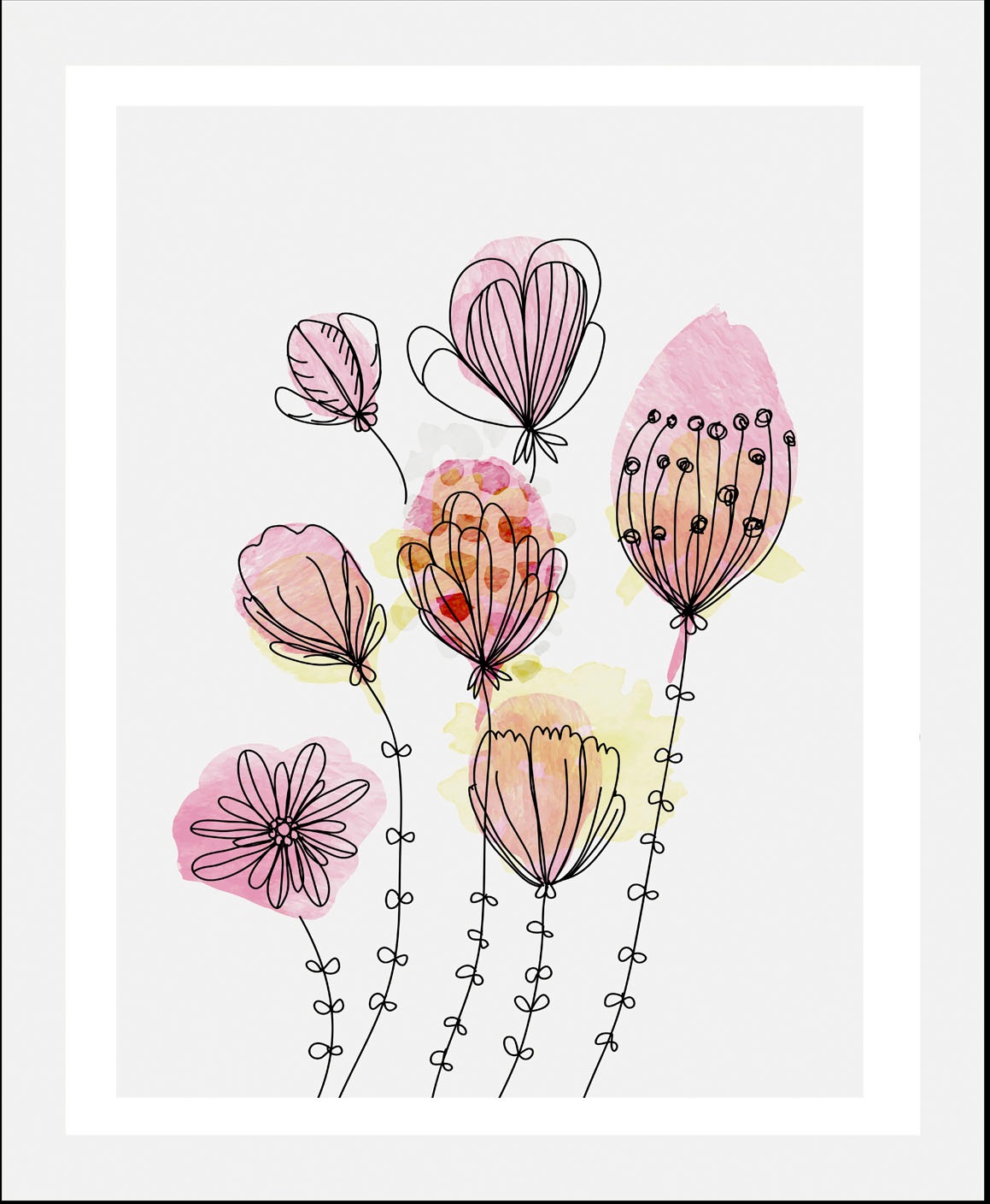 queence Bild »Faye«, Blumen-Blumenbilder-Pflanzen-Pflanzenbilder, (1 St.), günstig online kaufen