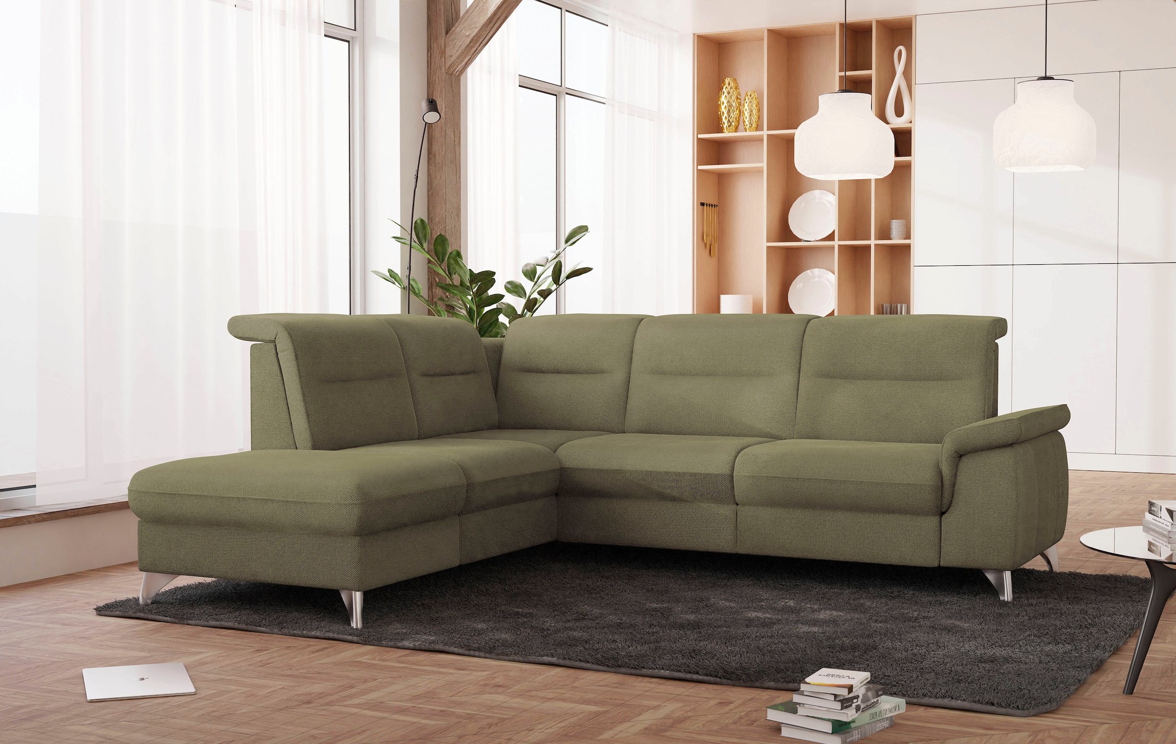 sit&more Ecksofa »Astoria L-Form« wahlweise mit motorischer Relaxfunktion günstig online kaufen