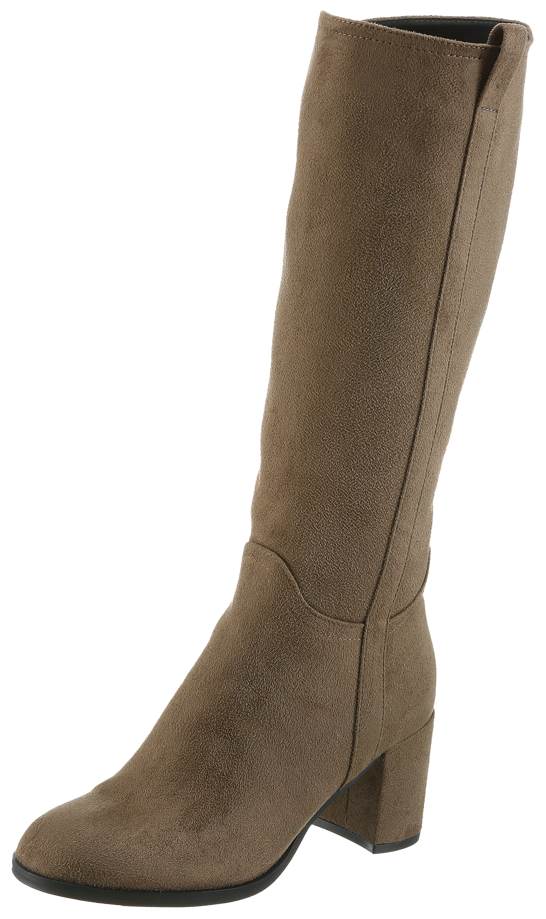 Aniston SHOES Stiefel  Stiefelette, Langschaftstiefel mit Reißverschluss- NEUE KOLLEKTION