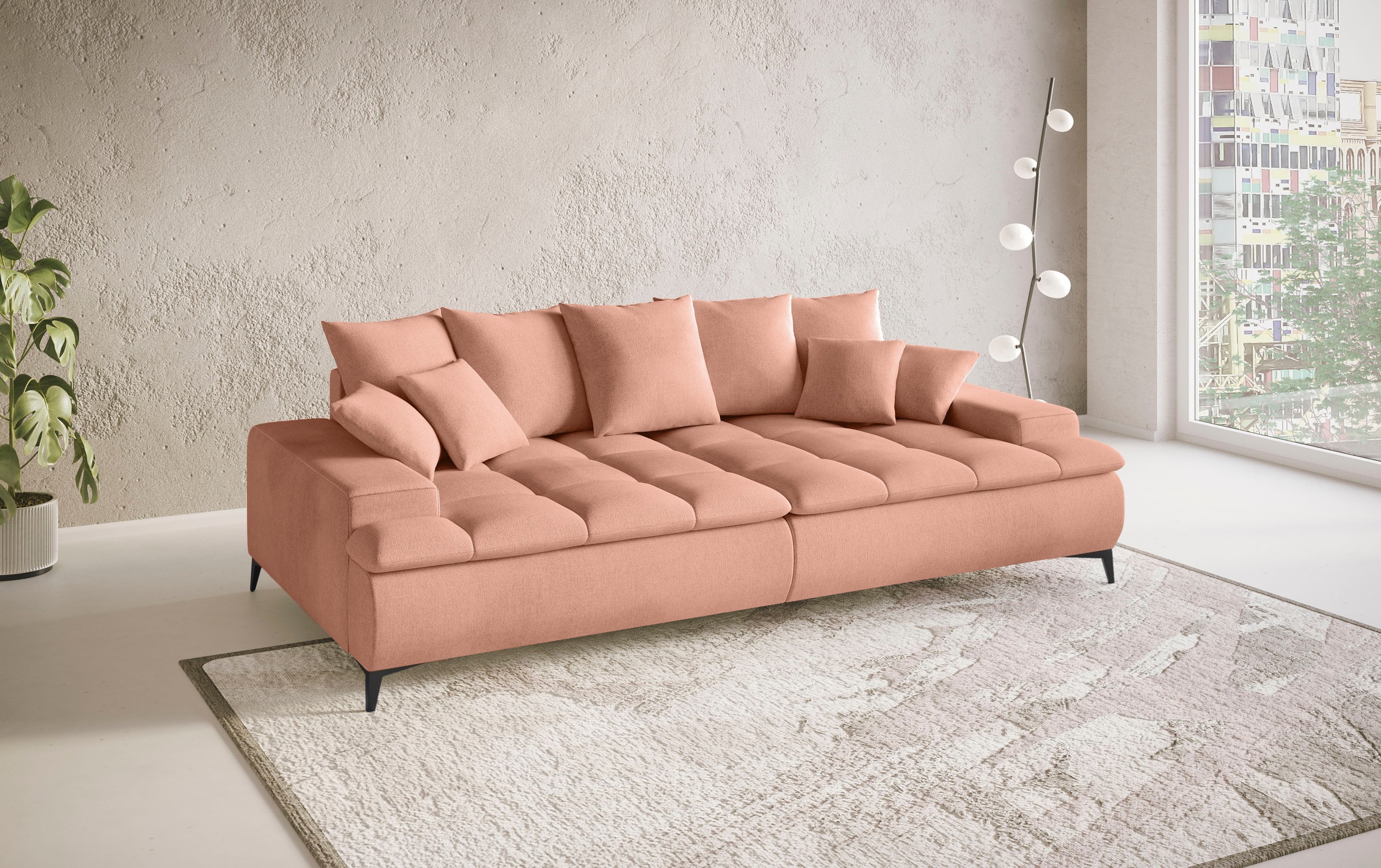 Mr. Couch Big-Sofa »Haiti III«, Mit Kaltschaum, bis 140 kg belastbar