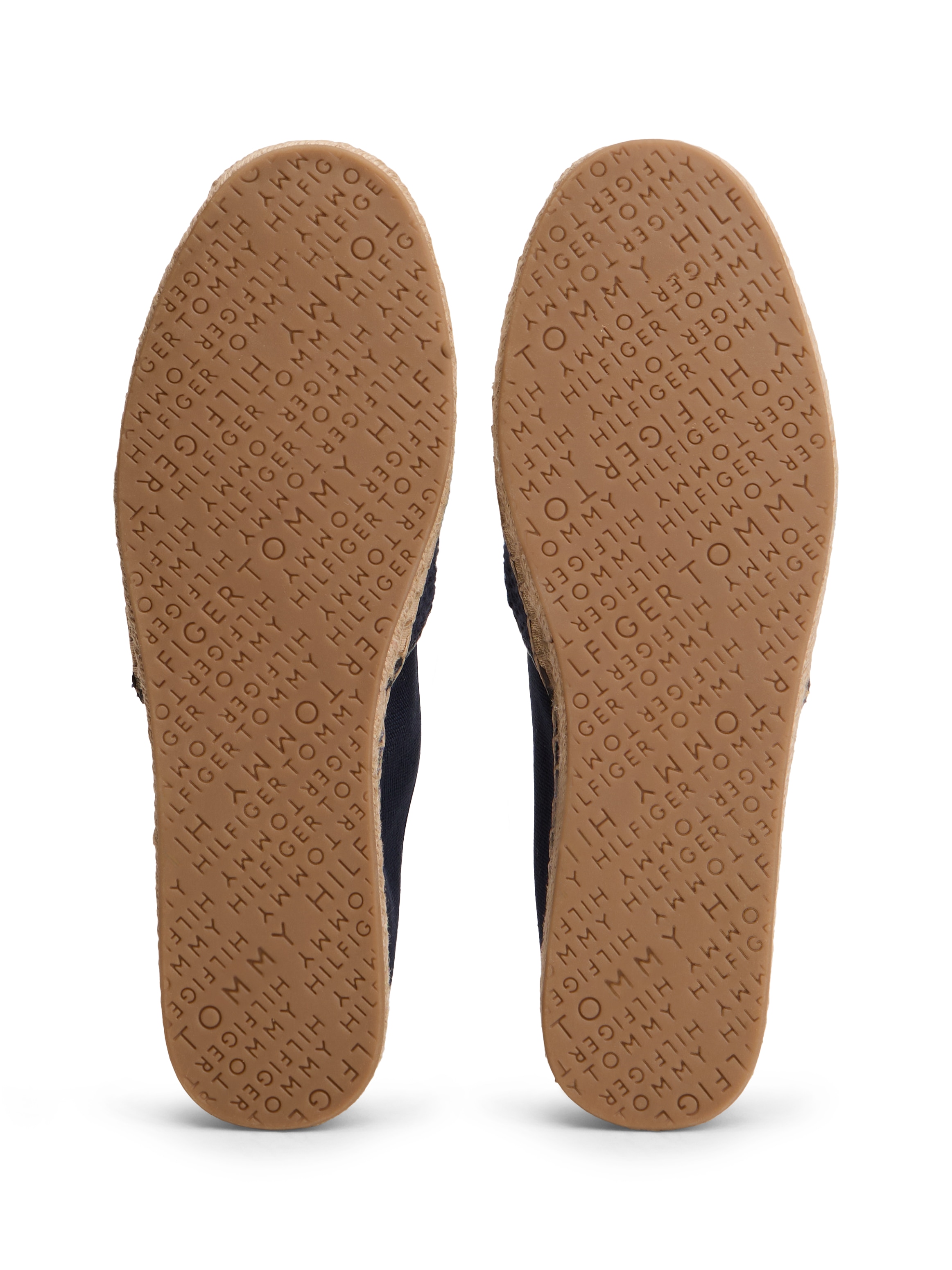 Tommy Hilfiger Espadrille »TH SCRIPT CROCHET ESPADRILLE«  Schlupfschuh, Sommerschuh, mit TH-Schmuckelement, schmale Form