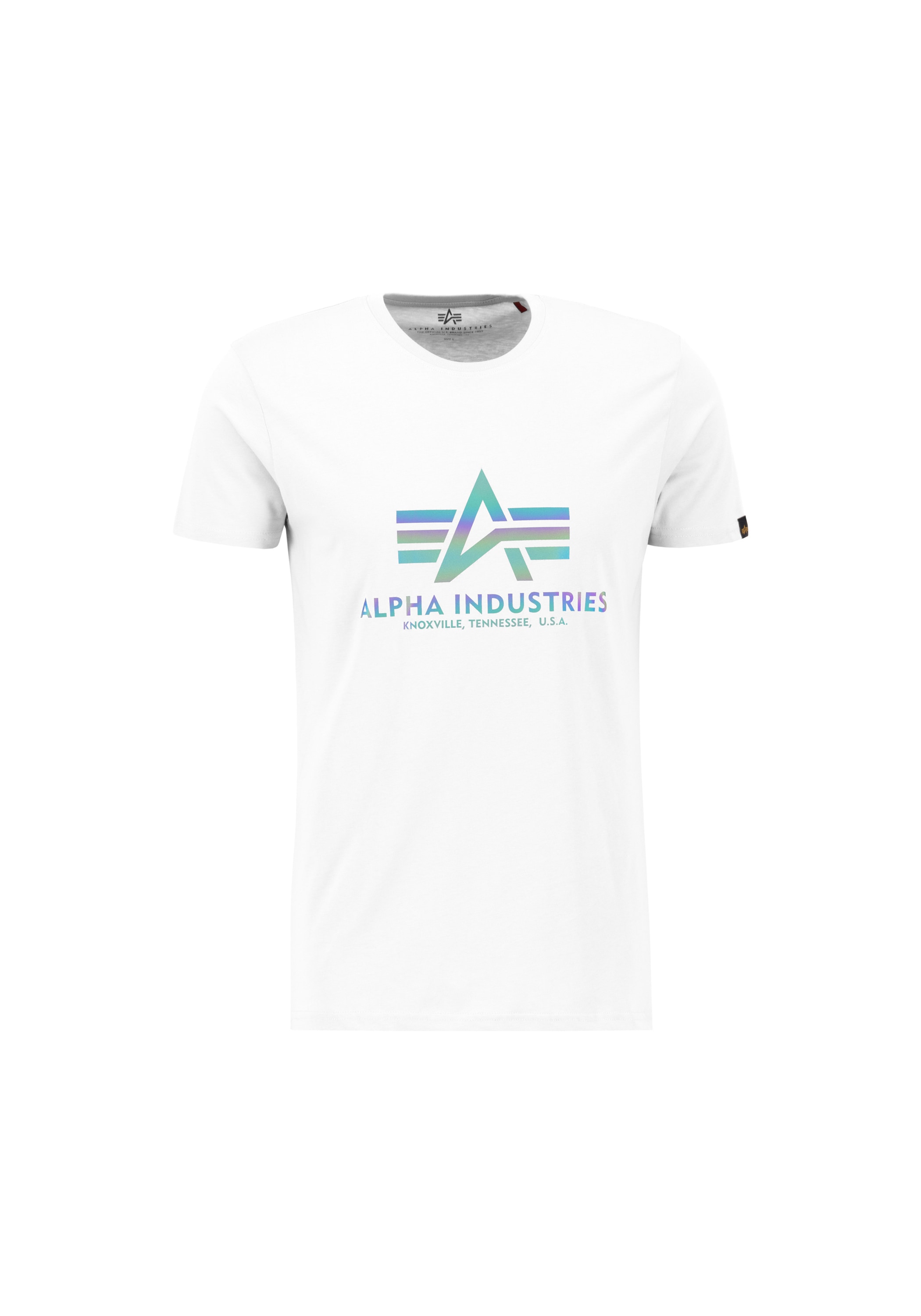 Alpha Industries T-Shirt »Alpha Industries Men - T-Shirts Basic T-Shirt BL Rainbow Ref.«