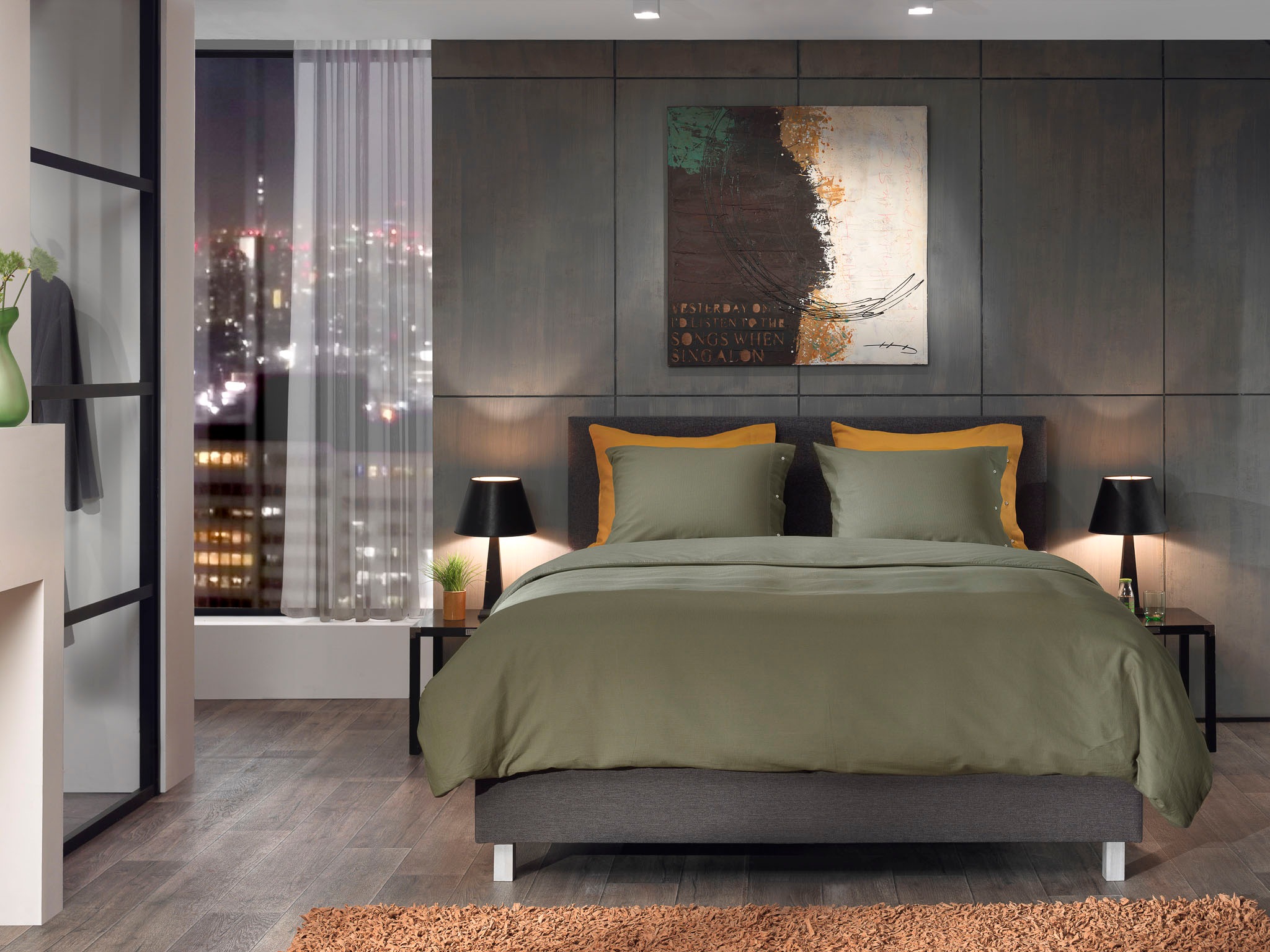 YELLOW Bettwäsche »Cialda«, Uni Design, 100% Baumwolle ab 135x200 cm. günstig online kaufen
