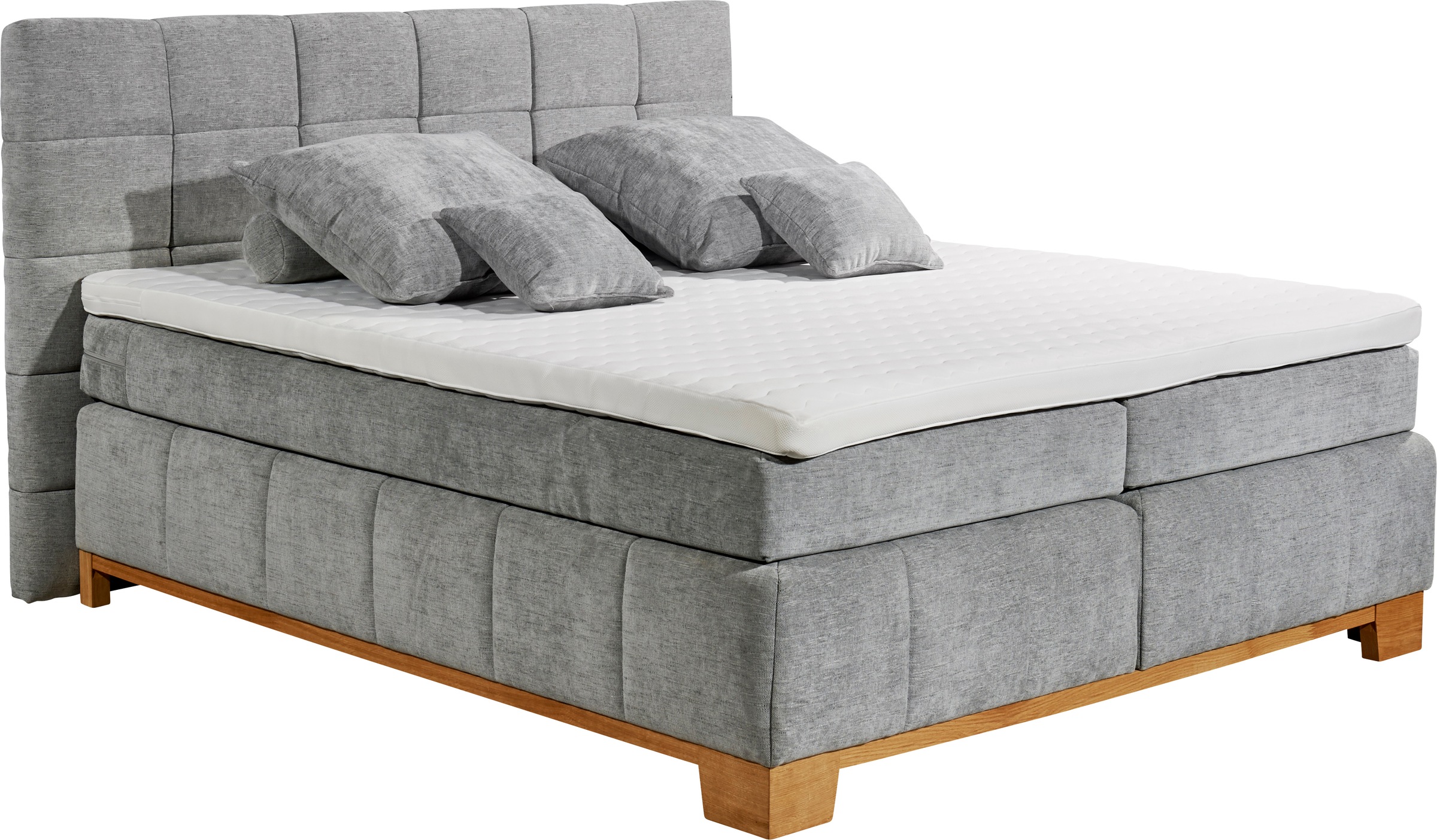 3. Bild von ED EXCITING DESIGN Boxspringbett »Viborg«, inkl. Topper mit Klimaband