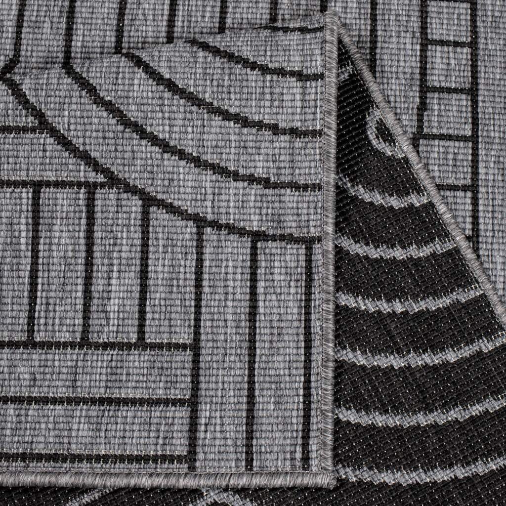Carpet City Outdoorteppich »DUO RUG 5842«, rechteckig, 5 mm Höhe, Wendeteppich Wetterfest In- & Outdoor, Balkon, Terrasse, Wohnzimmer