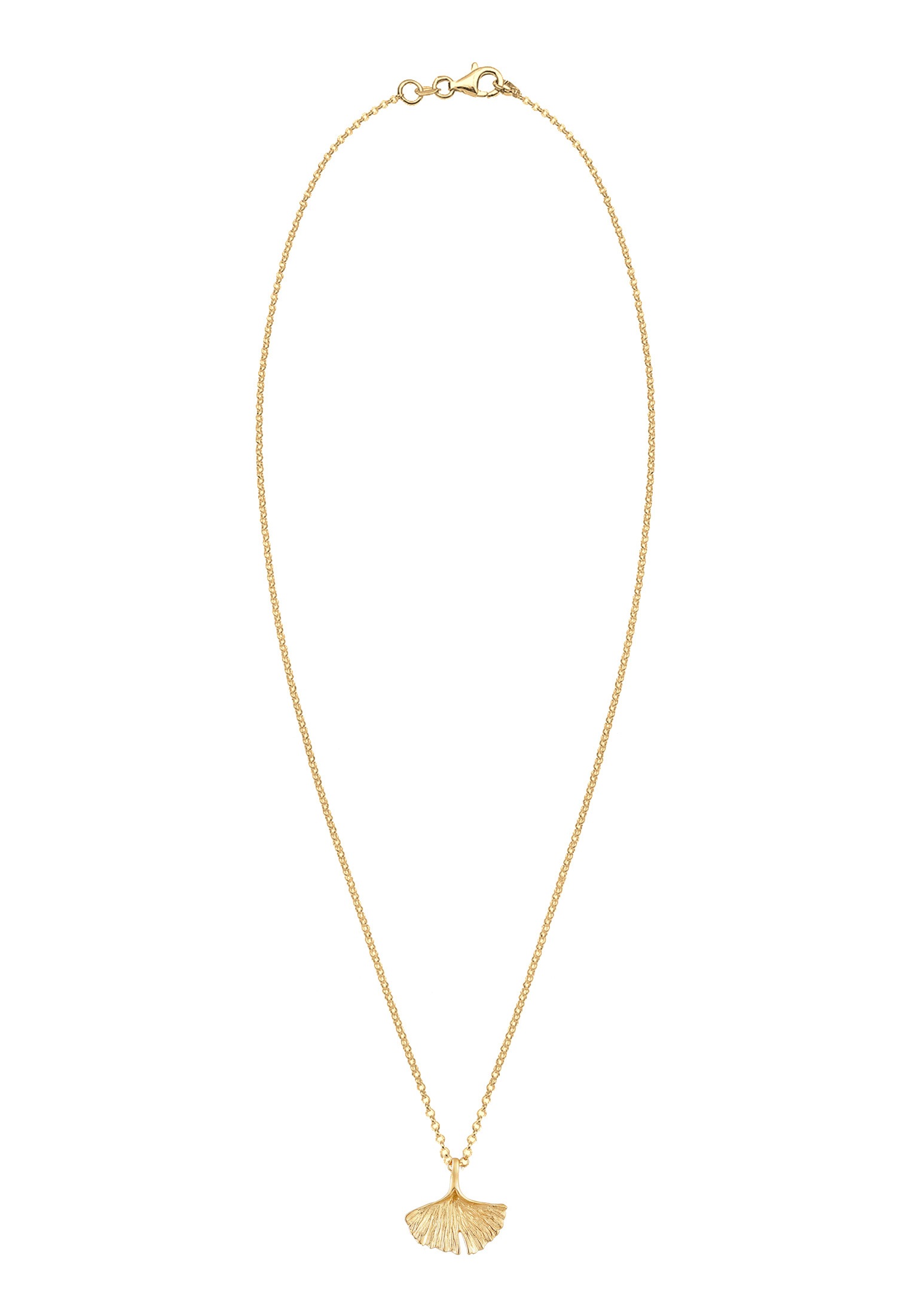 Elli Kette mit Anhänger »Ginkgo Blatt Anhänger 925 Sterling Silber«