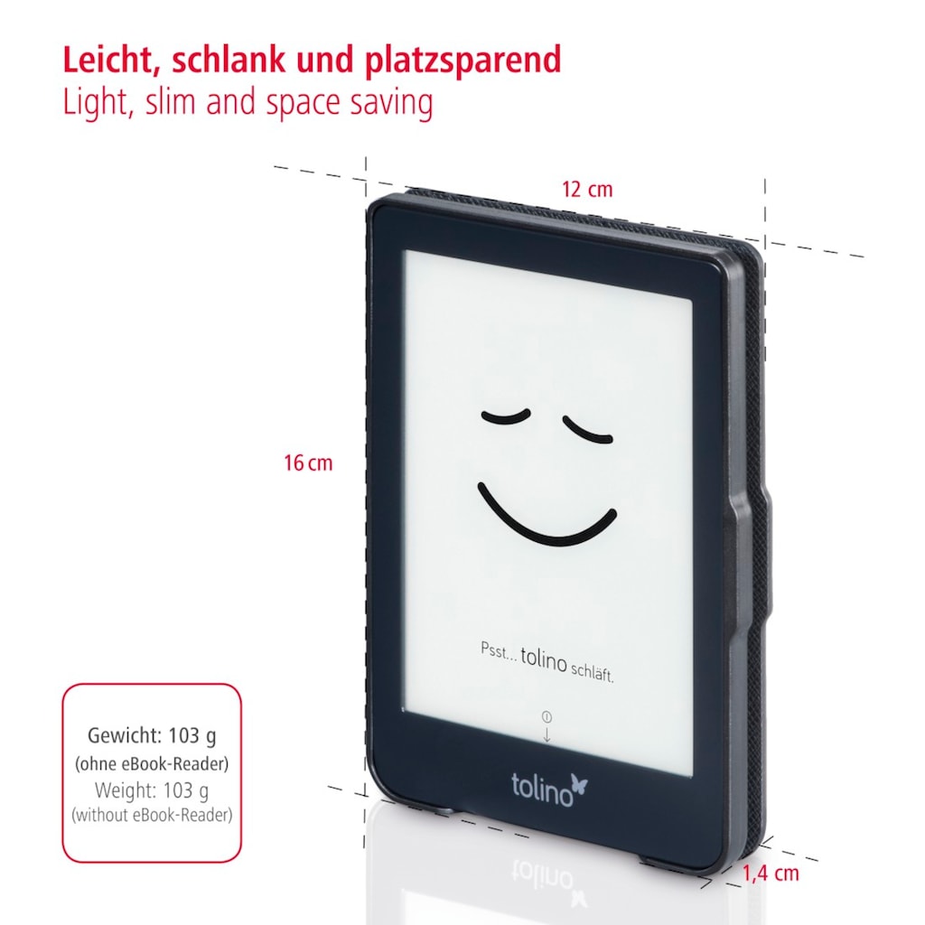 Hama E-Reader-Hülle »E-Reader Tasche«, für Tolino Shine 3, Schwarz