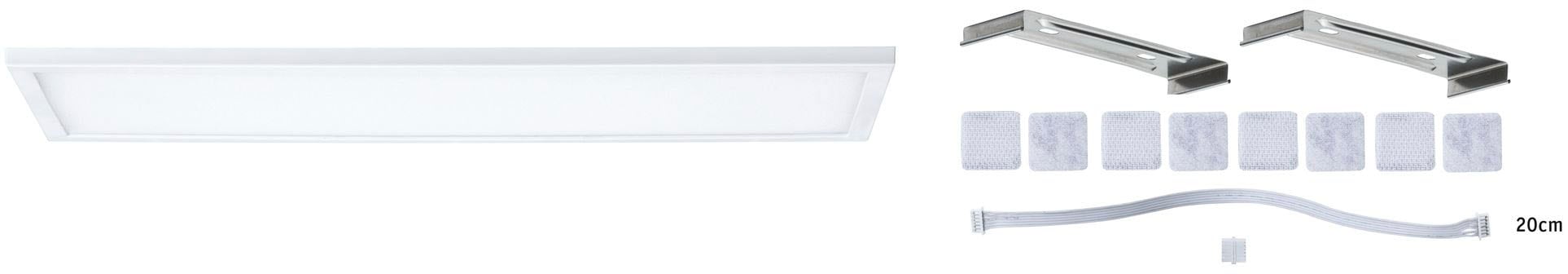 Paulmann Unterschrankleuchte »LED Panel Ace 7,5W Weiß 10x30cm Erweiterung«, 1 flammig, LED Panel Ace 7,5W Weiß 10x30cm Erweiterung