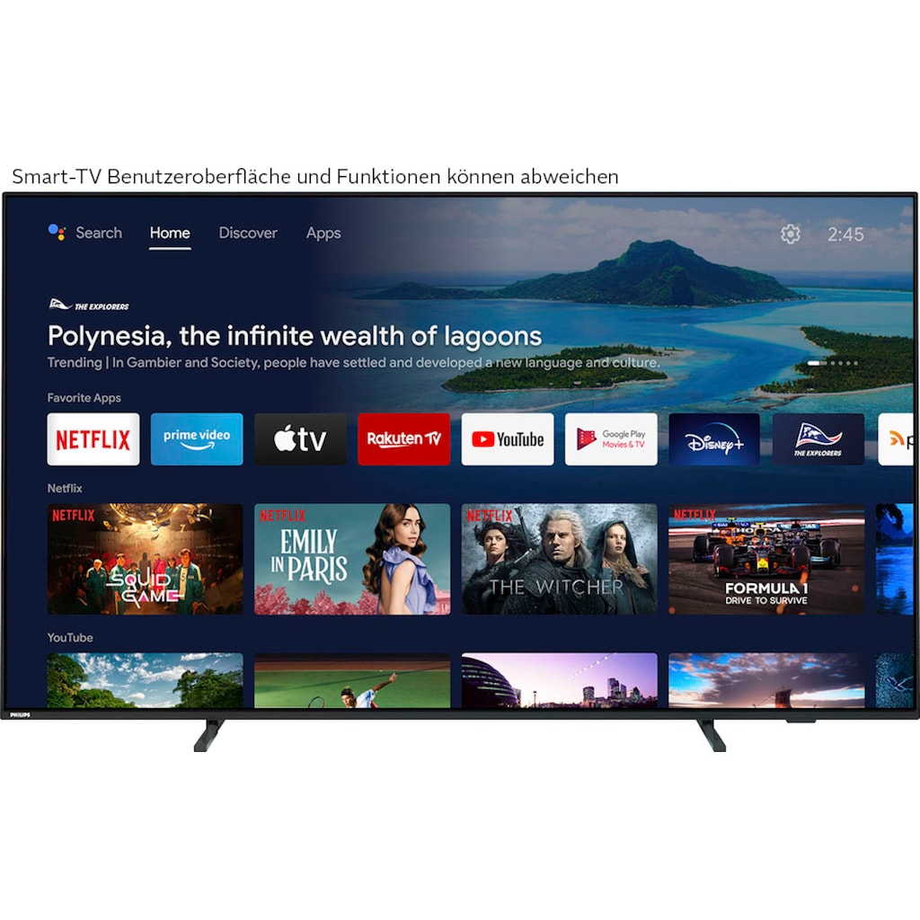 Philips LED-Fernseher »75PUS8007/12«, 189 cm/75 Zoll, 4K Ultra HD, Android TV-Smart-TV