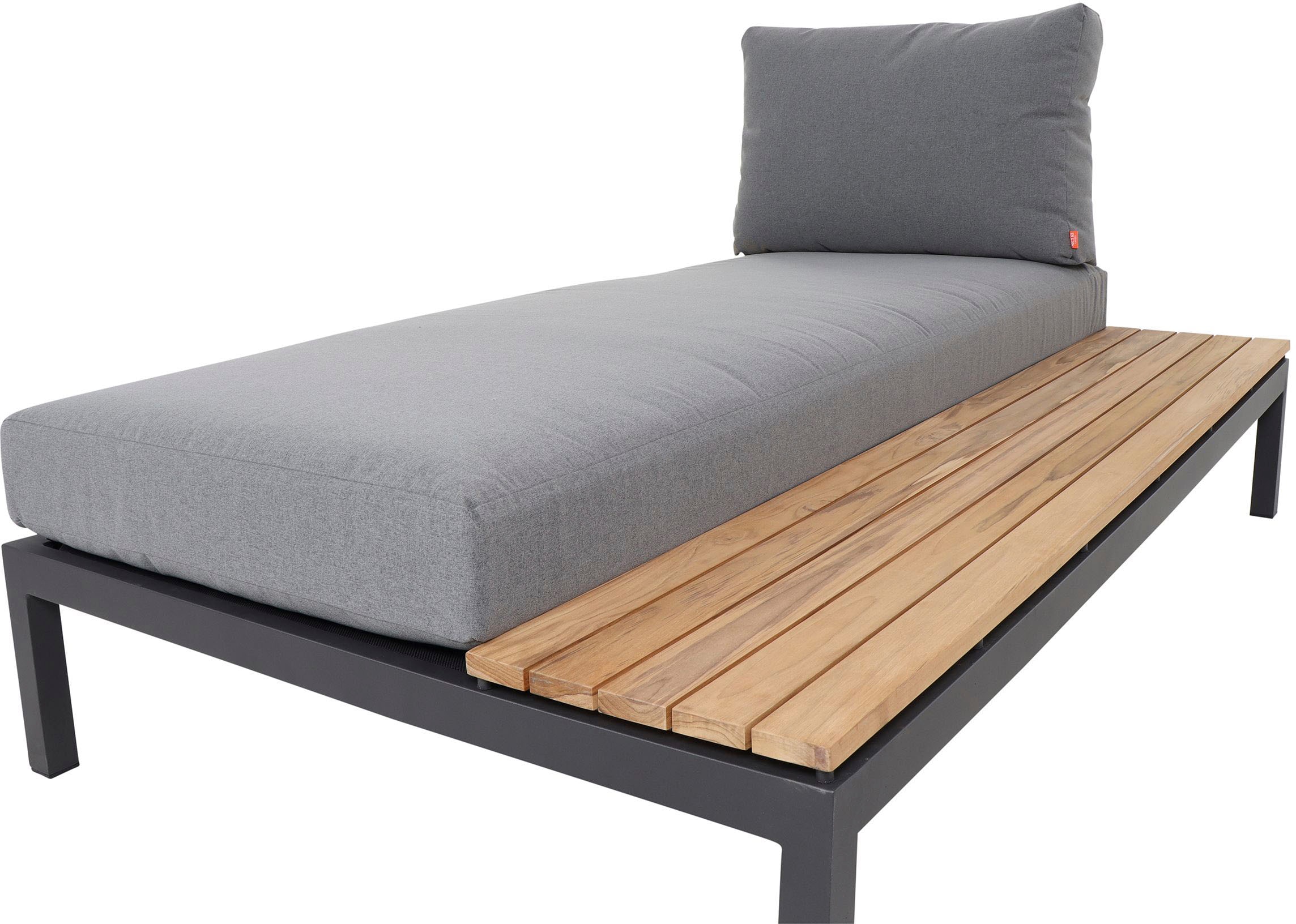 Siena Garden Gartenlounge-Set »Alvida«, (Set, 8 tlg.), bestehend aus 2 Liegen und 4 Kissen