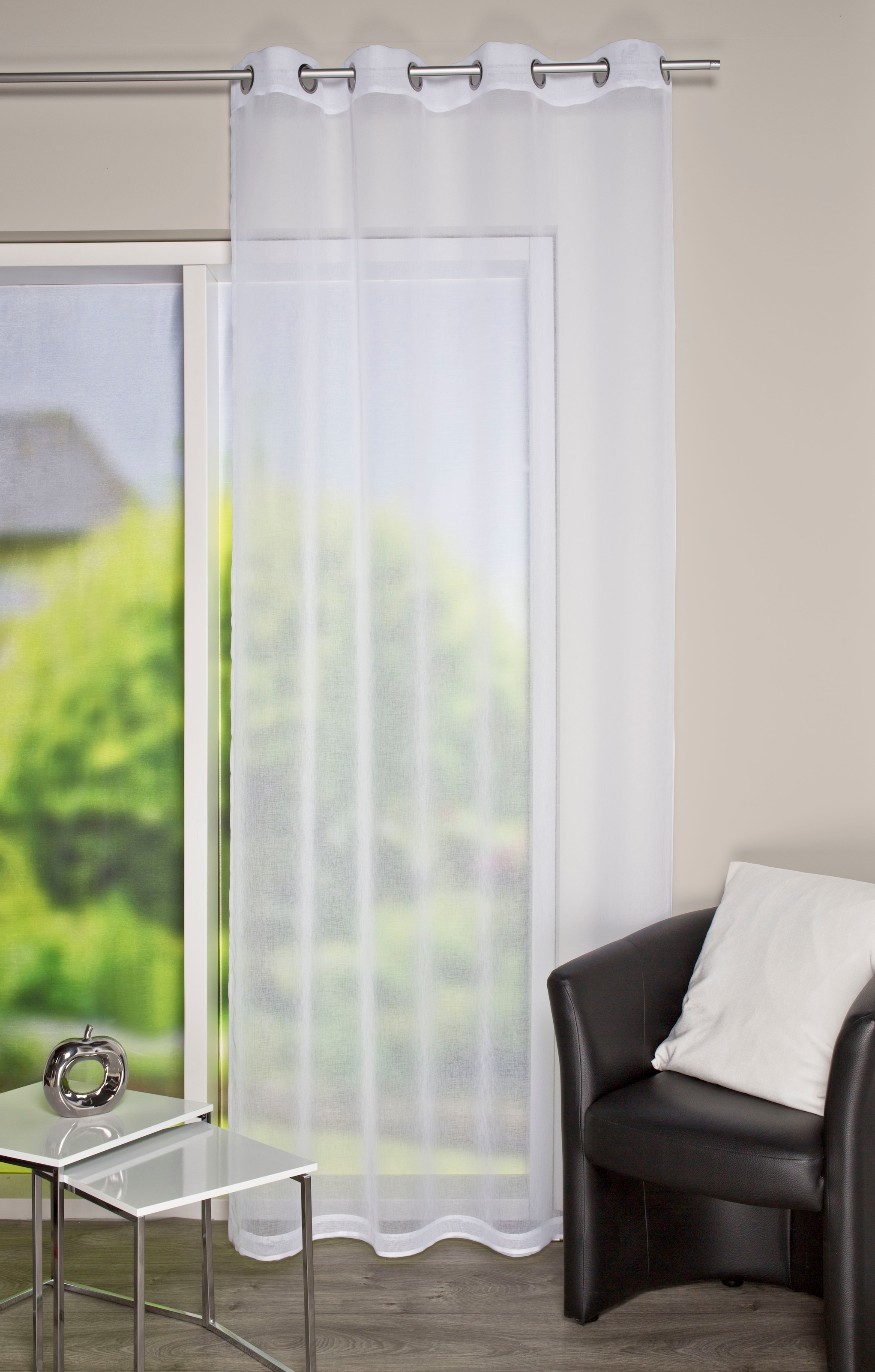 HOME WOHNIDEEN Gardine »DOLLY«, (1 St.), transparent