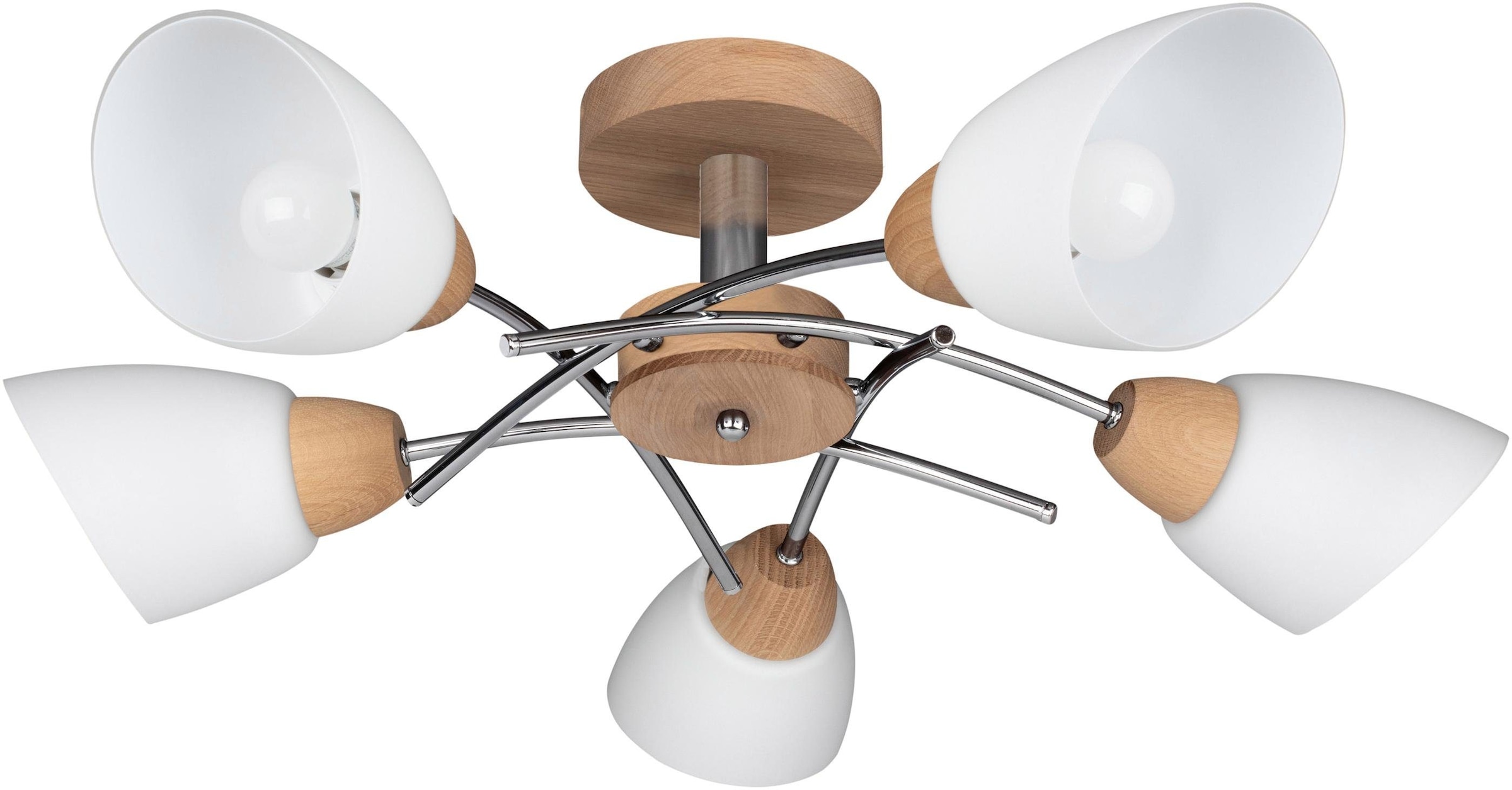 SPOT Light Deckenleuchte »VILETTA«, 5 flammig, Leuchtmittel E27   ohne Leuc günstig online kaufen
