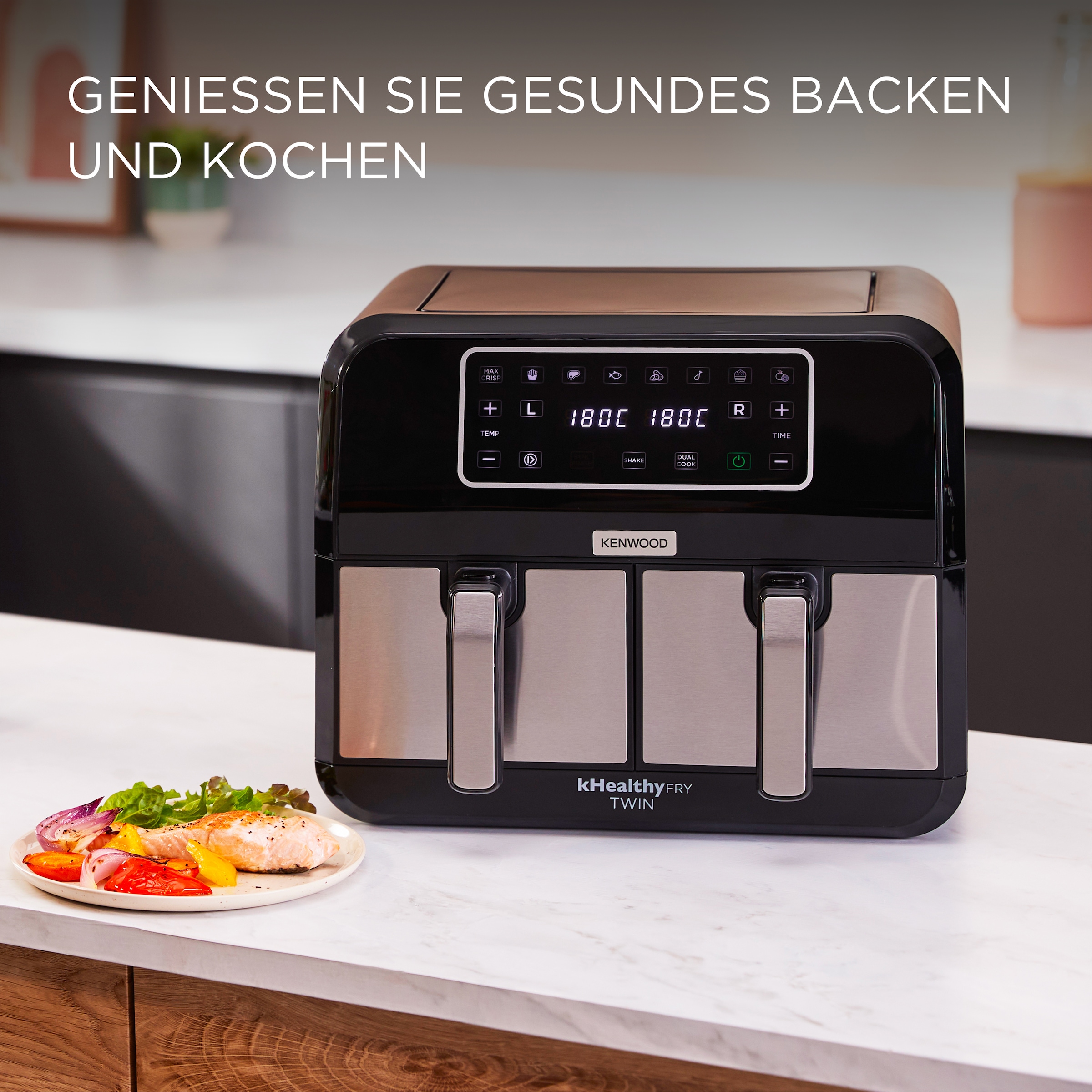 KENWOOD Heißluftfritteuse »HFM20.000MB«, 1700 W