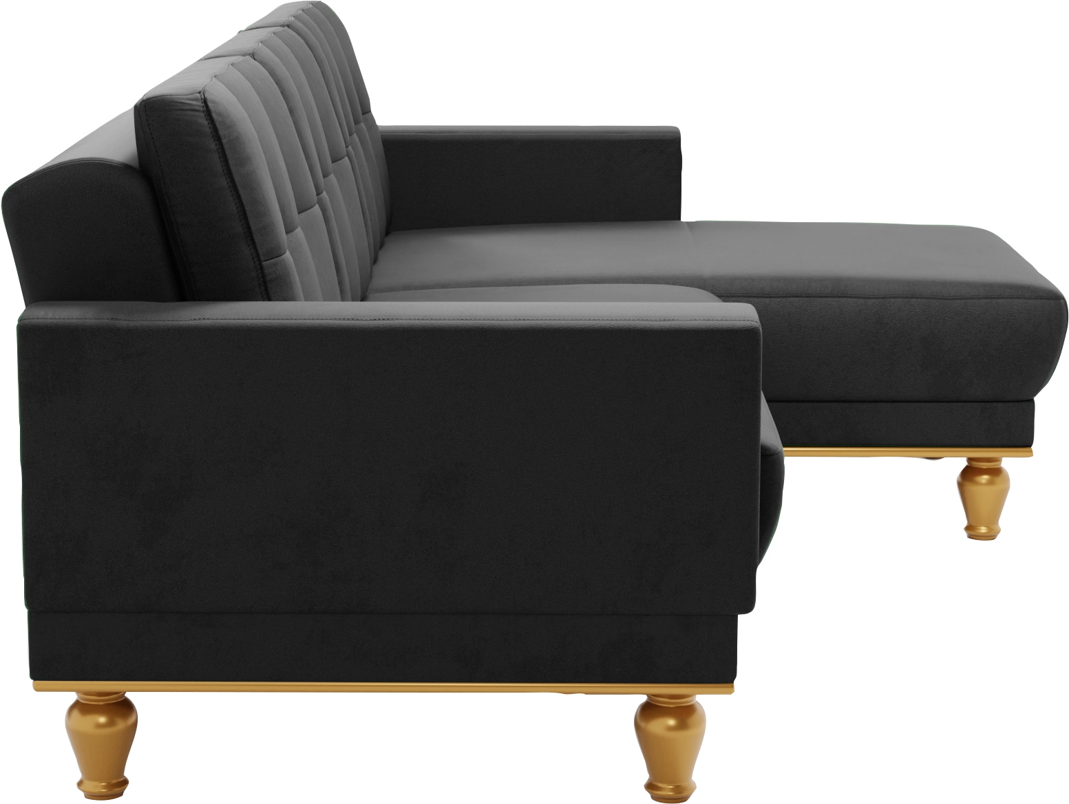 sit&more Ecksofa »Orient 5 L-Form«, mit Strass-Stein, wahlweise mit Bettfunktion und Bettkasten