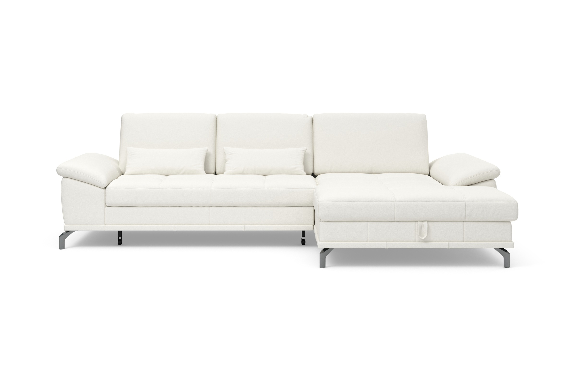 Places of Style Ecksofa Costello, mit Sitztiefenverstellung und Armlehnfunk günstig online kaufen