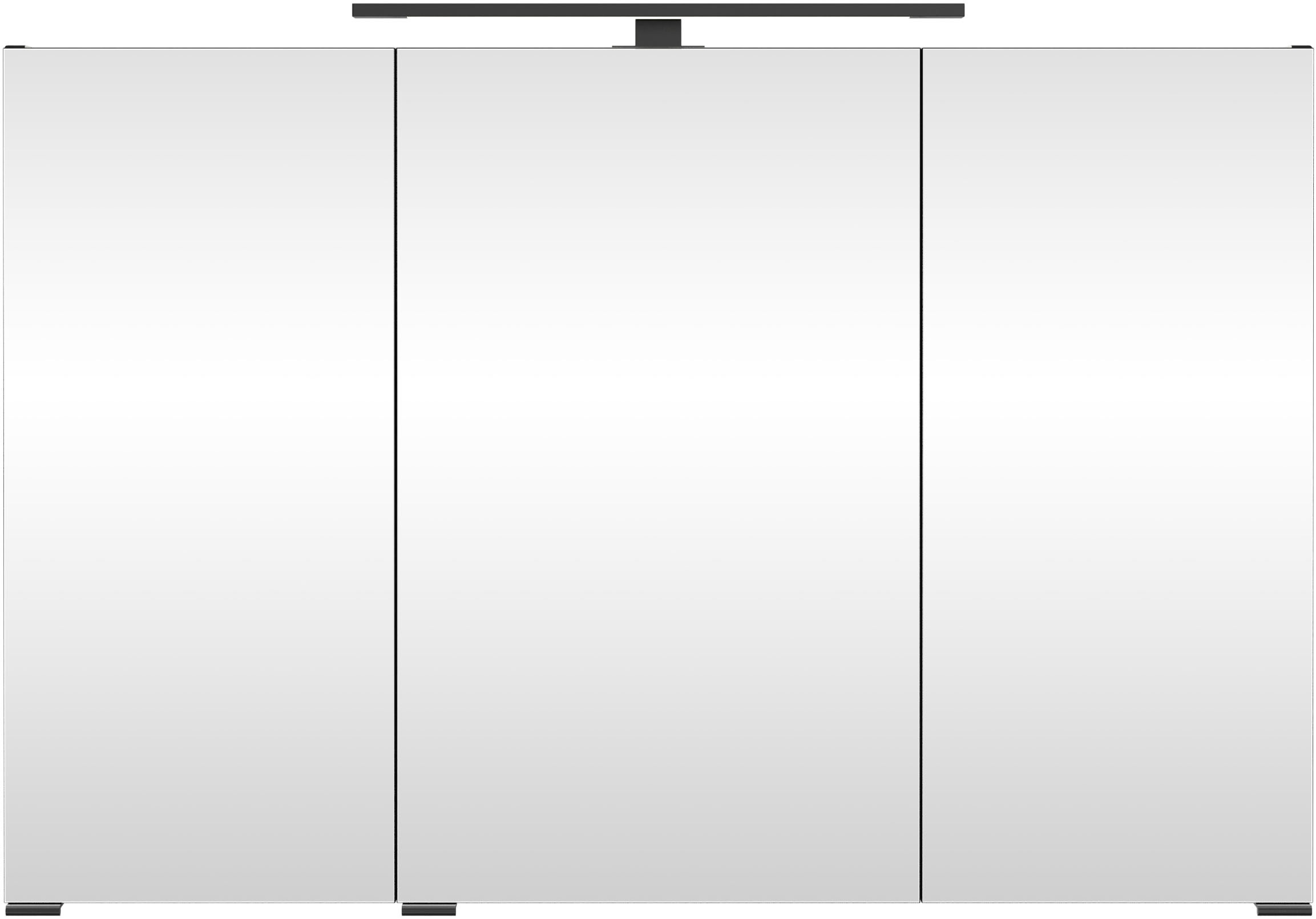 welltime Badmöbel-Set »SALVADA, 5tlg-Set, gedämpfte Scharniere, Softclose, Keramikbecken« Maße (B/T/H): 180/47,5/200 cm, 