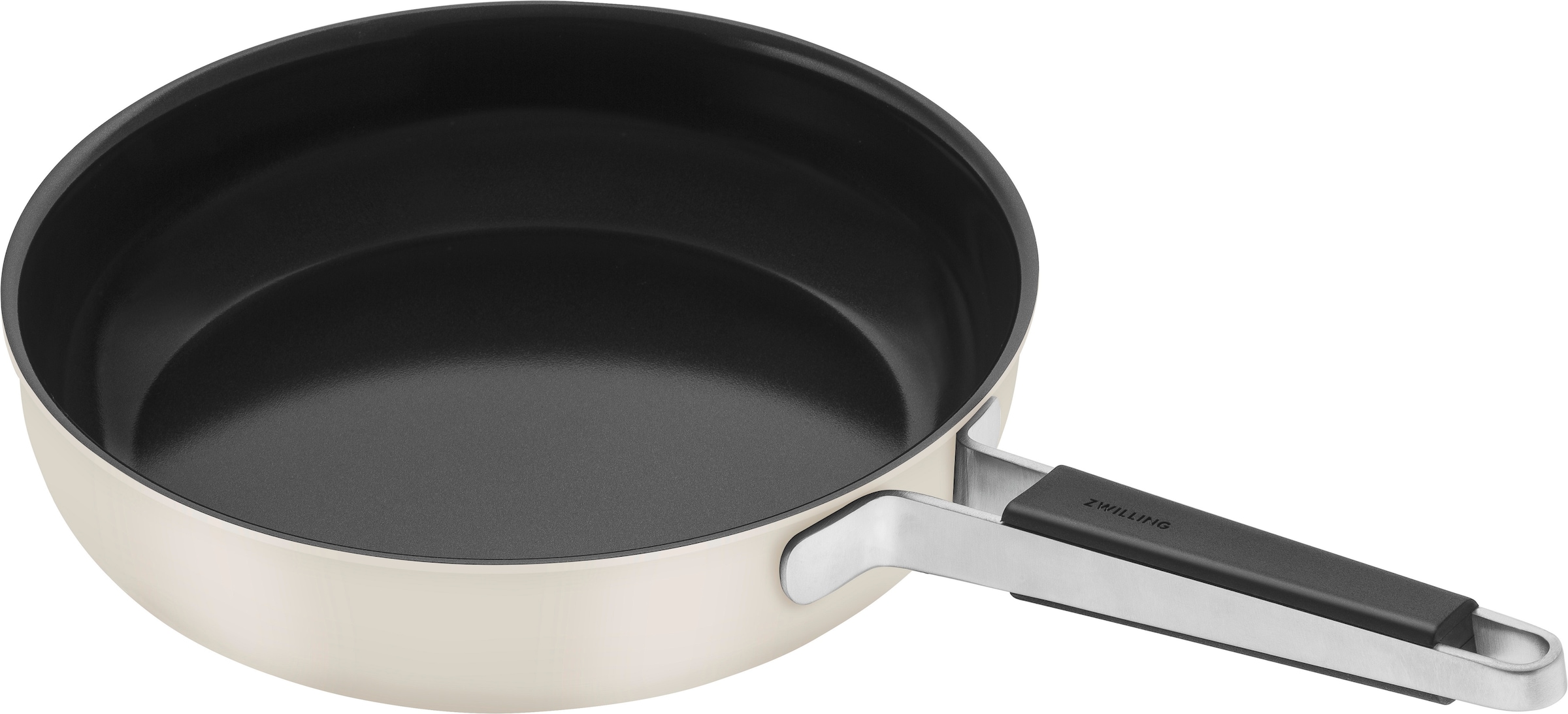 Zwilling Bratpfanne »Pure«, Edelstahl 18/10, (1 tlg.), Keramikbeschichtung, Stay-Cool Griffe, Edelstahl