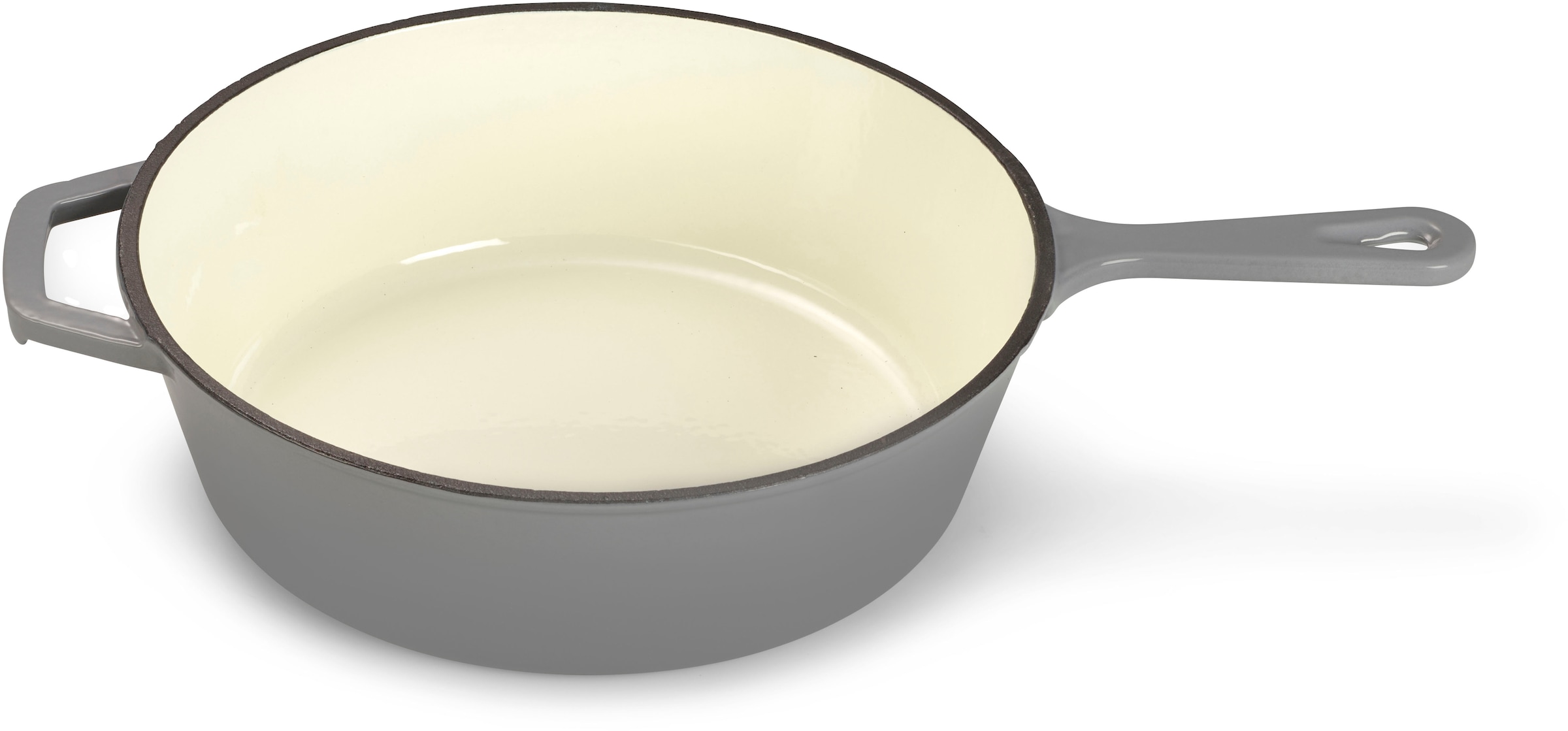 ECHTWERK Schmortopf »2 in 1 Set - Topf & Pfanne aus Gusseisen« Set, 2 Stk. tlg. Gusseisen