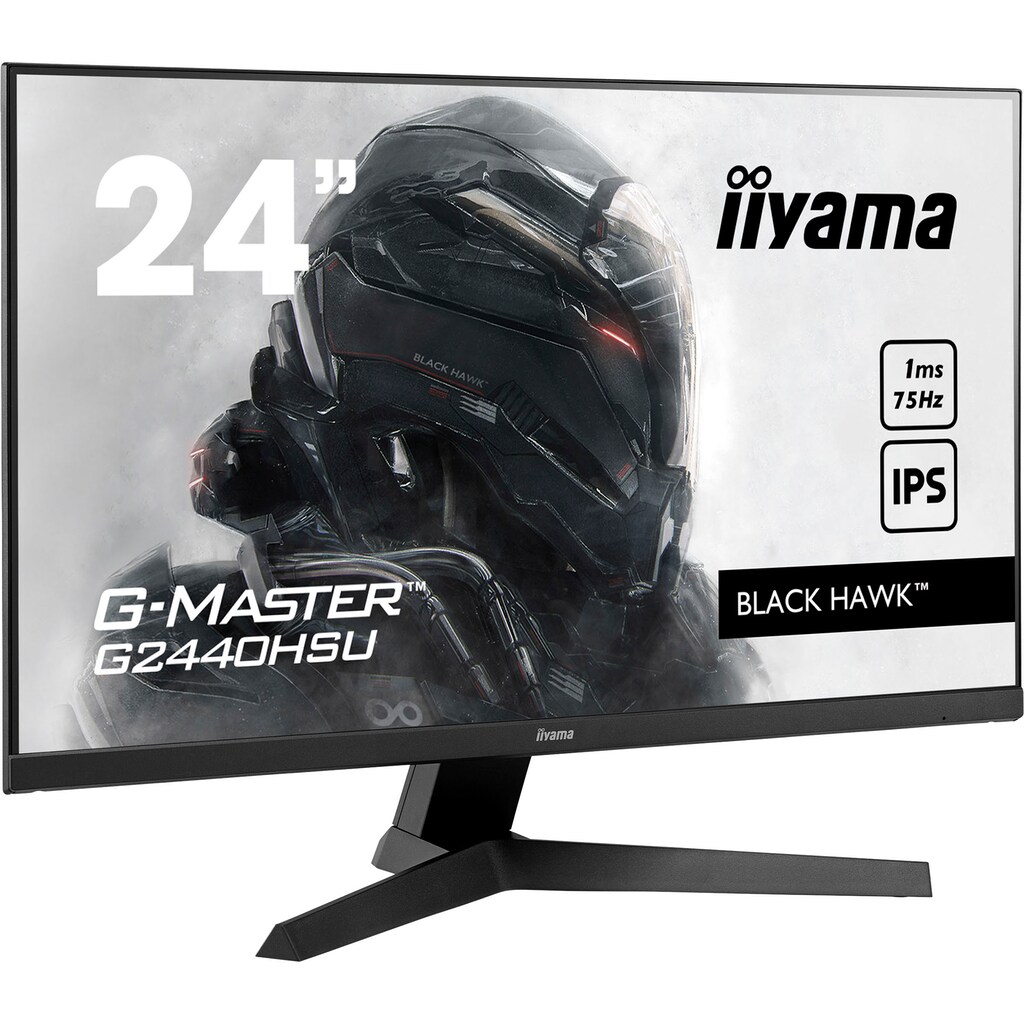 Iiyama Gaming-Monitor »G2440HSU-B1«, 61 cm/24 Zoll, 1920 x 1080 px, Full HD, 1 ms Reaktionszeit, 75 Hz