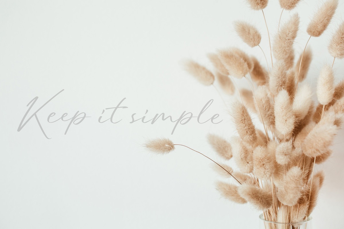 A.S. Création Vliestapete »Gräser-Tapete mit Spruch Beige Weiß Vliestapete« günstig online kaufen