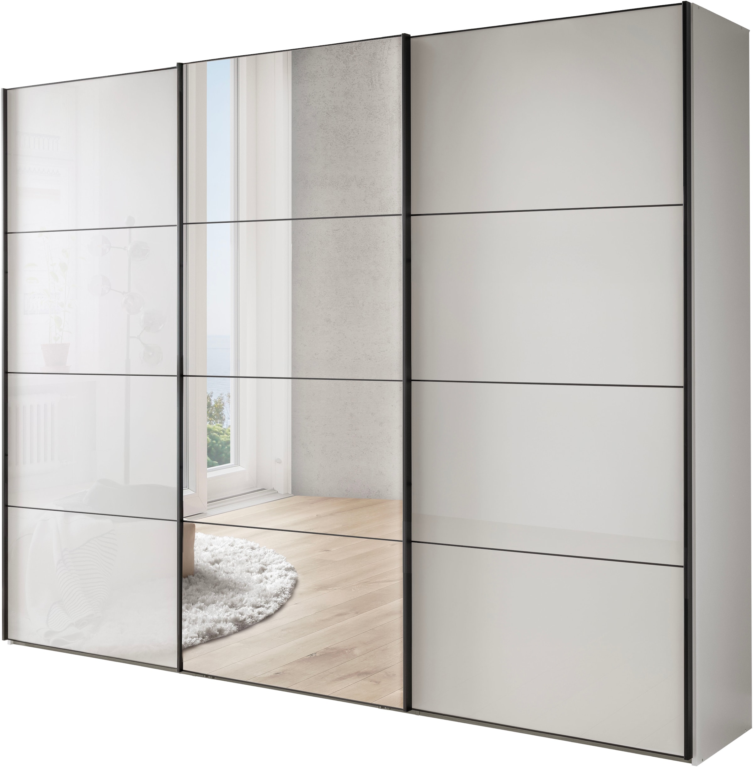 WIEMANN Schwebetürenschrank »Phoenix, Made in Germany, modernes Design, Hig günstig online kaufen