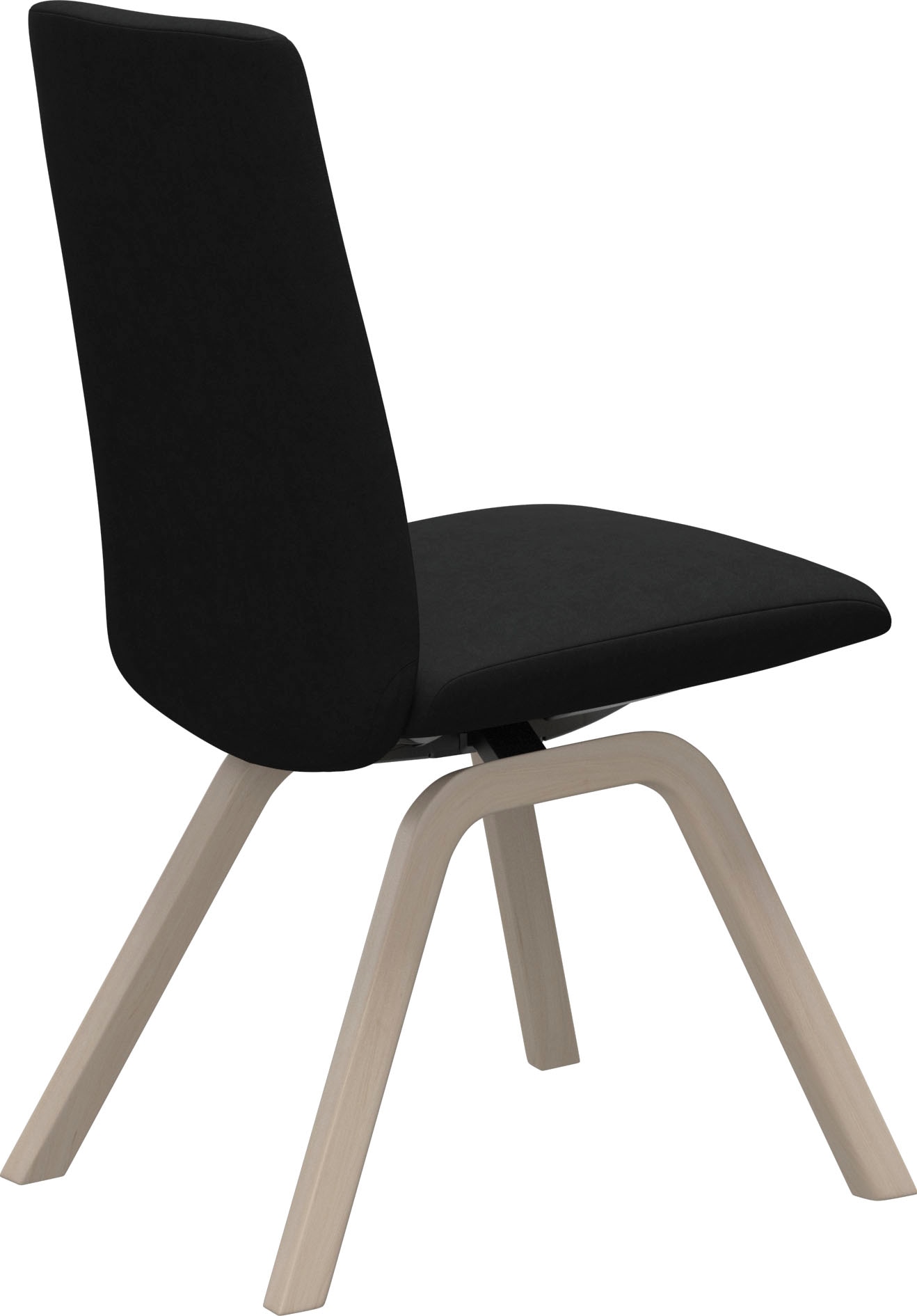 Stressless® Polsterstuhl »Laurel«, Microfaser DINAMICA, Low Back, Größe M, mit schräggestellten Beinen in Eiche gekalkt