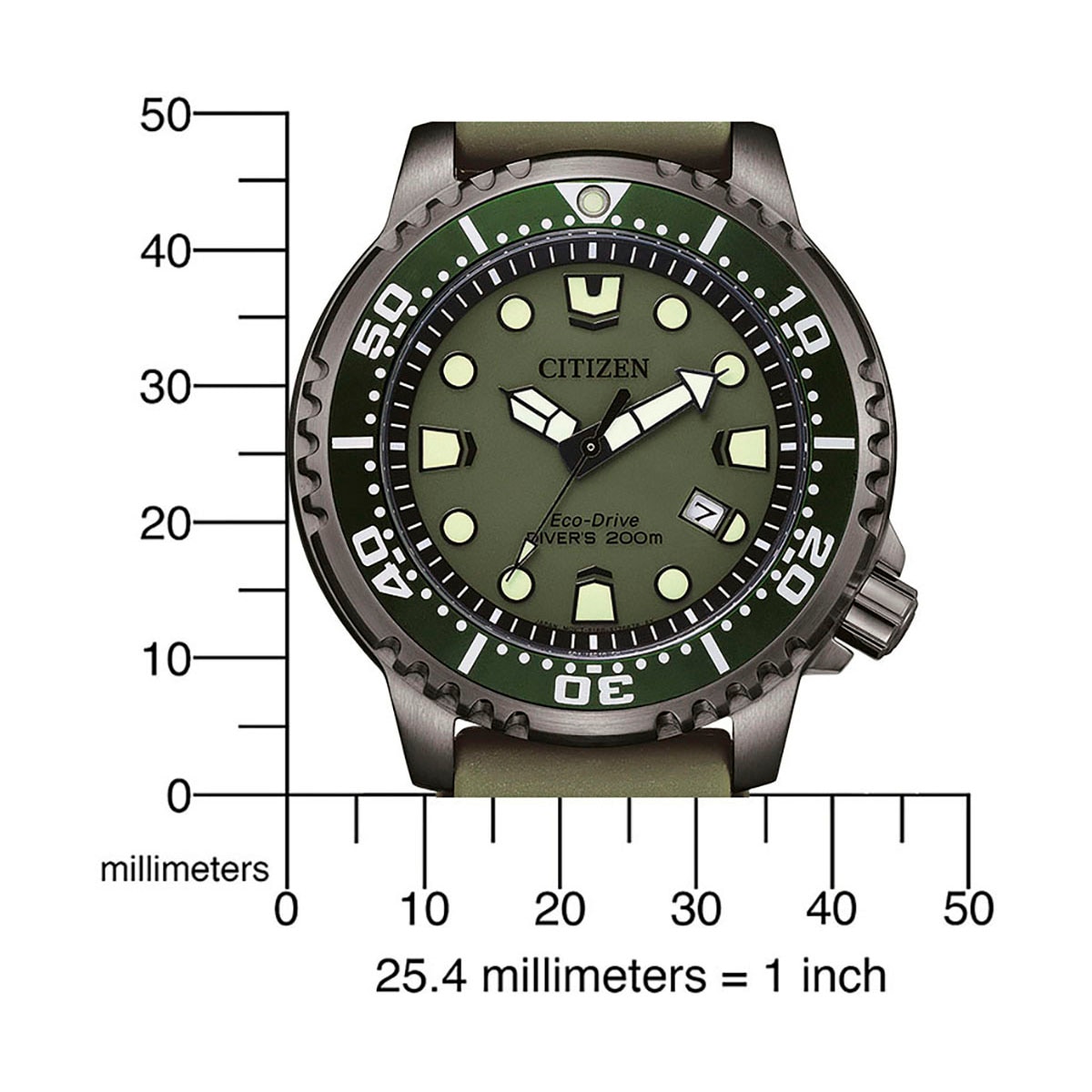 Citizen Taucheruhr »Promaster Eco-Drive Diver«, Armbanduhr, Herrenuhr, Damenuhr, Solar, bis 20 bar wasserdicht