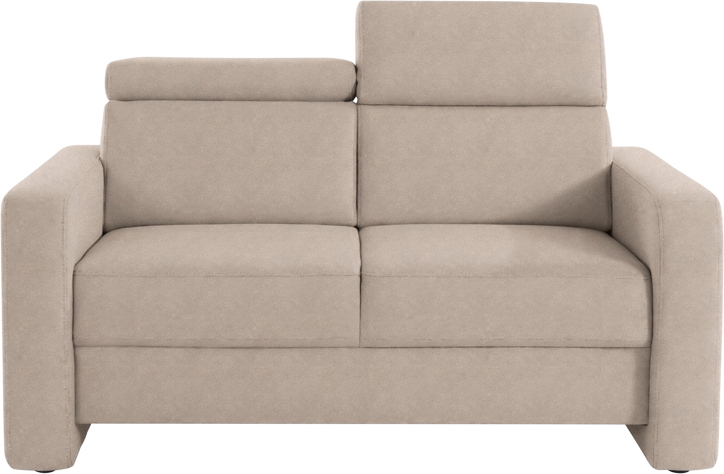 sit&more 2-Sitzer »Bologna«, inklusive Kopfteilverstellung und Federkern