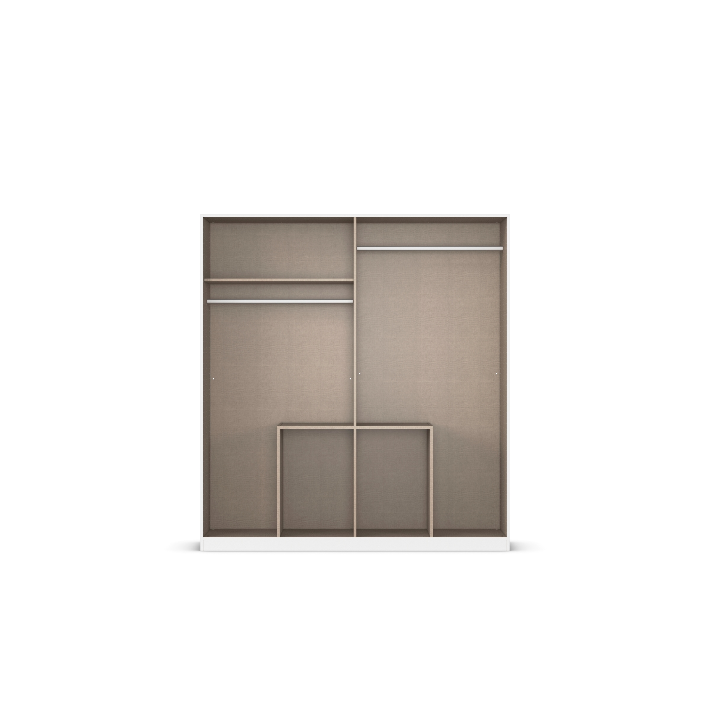 rauch Drehtürenschrank »Kleiderschrank Schrank Garderobe Wäscheschrank BRISTOL in 2 Breiten«, grifflose Front mit Push-to-Open Funktion in 2 Breiten MADE IN GERMANY