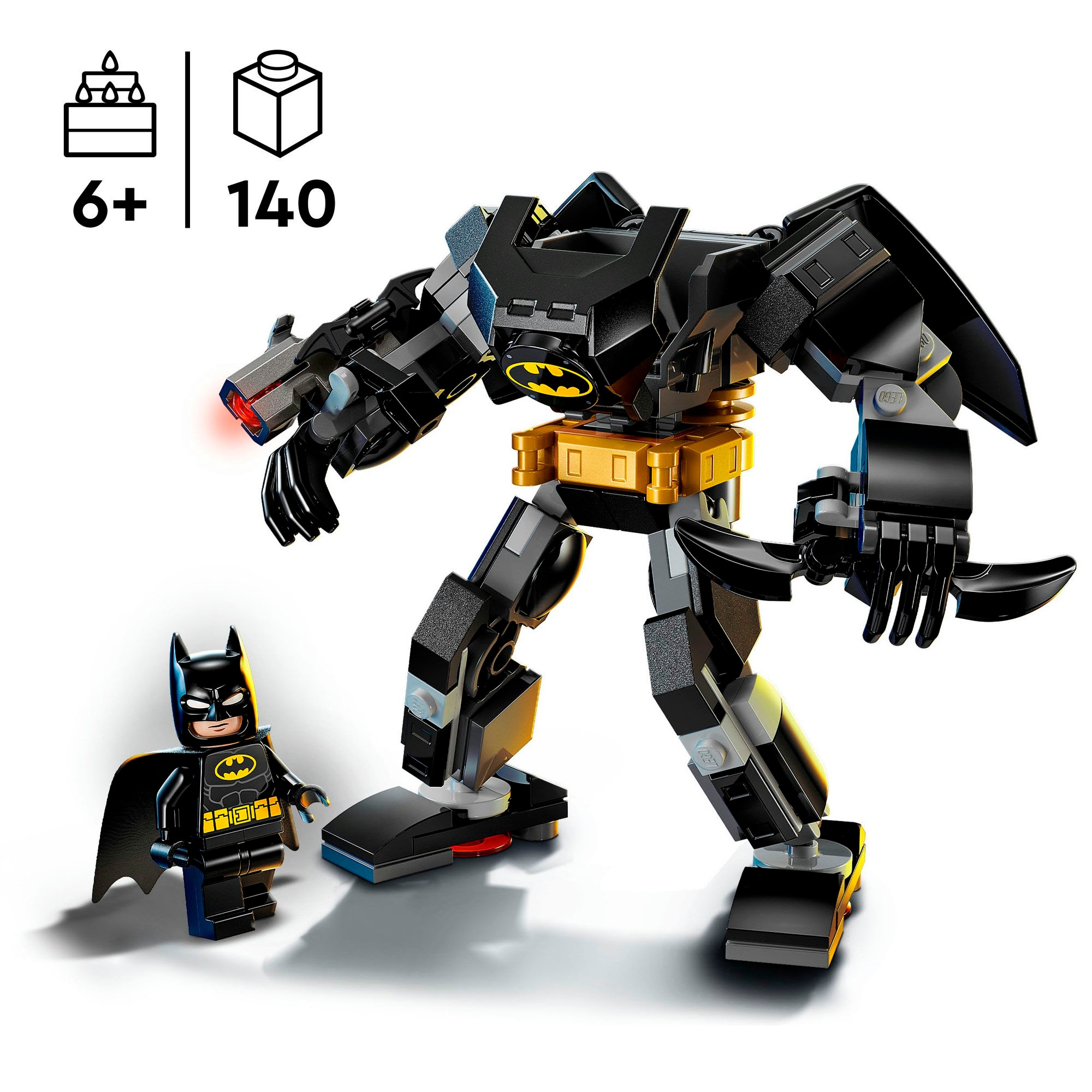 LEGO® Konstruktionsspielsteine »Batman™ Mech (76270), LEGO Super Heroes«, (140 St.), Made in Europe