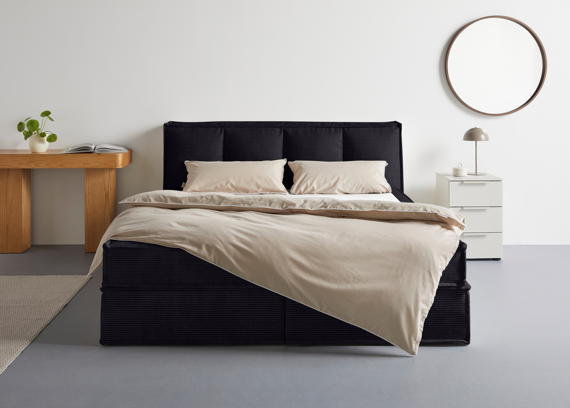 LeGer Home by Lena Gercke Boxspringbett »Addyson«, (Härtegrade H2, H3 und H günstig online kaufen