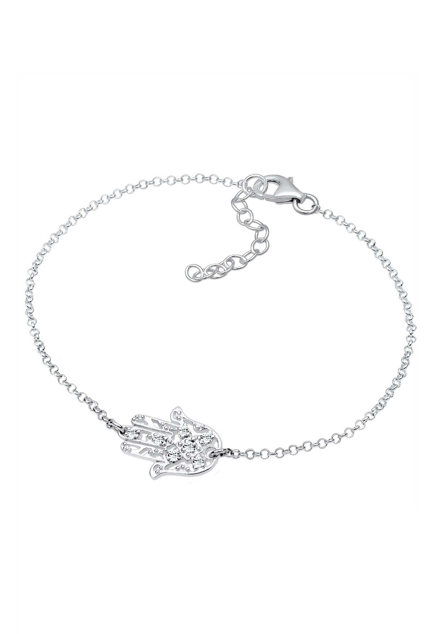 Elli Armband »Hamsa Hand der Fatima Kristalle 925 Silber«