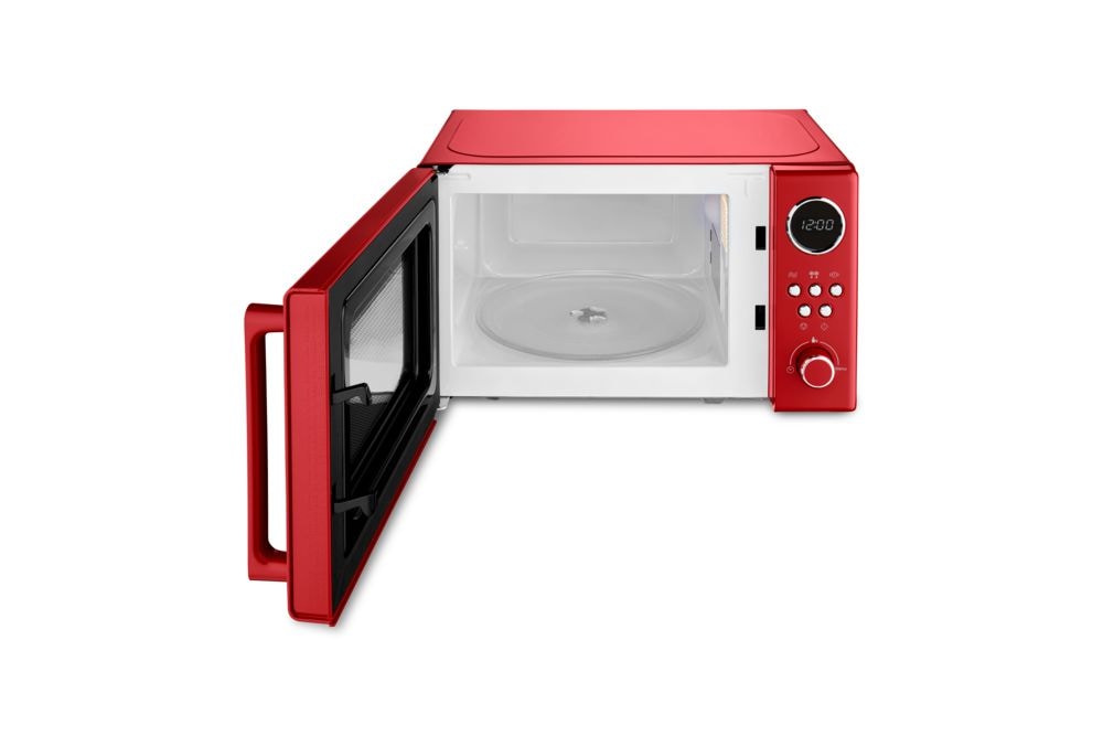 Medion® Mikrowelle »MD 15000 rot«, 1050 W, im Retro-Design, 800 Watt, 5 Leistungsstufen