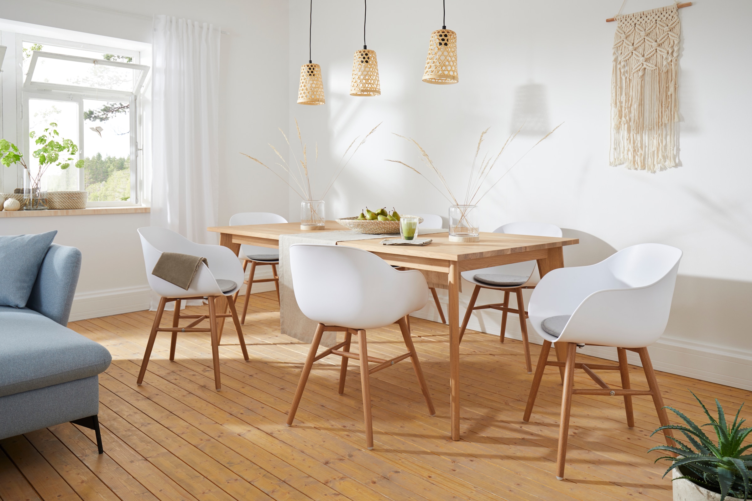 LeGer Home by Lena Gercke Vorhang »Lanea«, (1 St.), Leinenoptik, 1 Schal, verschiedene Größen