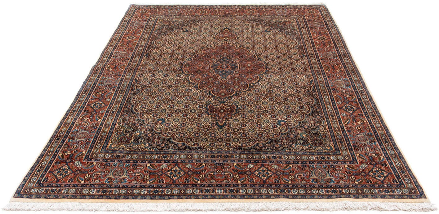 morgenland Wollteppich »Moud Medaillon Marrone 230 x 164 cm«, rechteckig, 1 günstig online kaufen