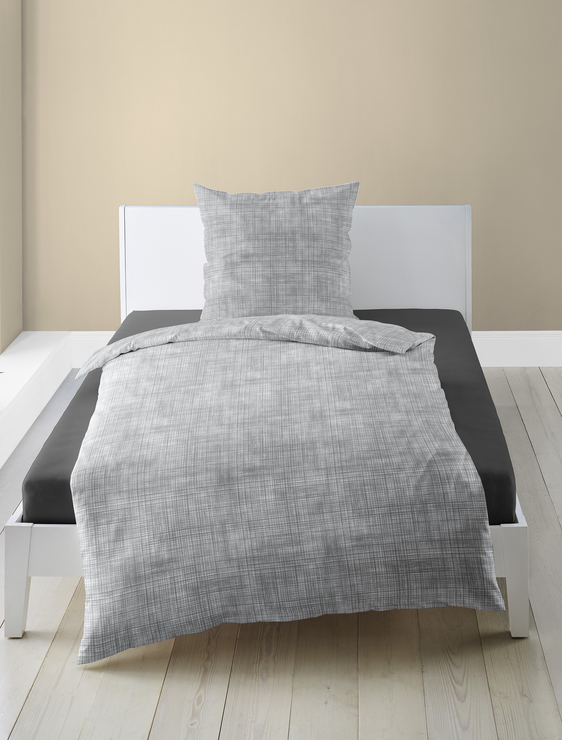 BIERBAUM Bettwäsche »4172« 2 Stk. tlg. Mako-Satin, 100 % Baumwolle, pflegel günstig online kaufen