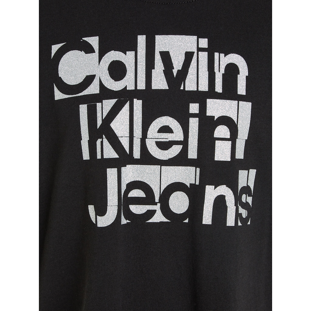 Calvin Klein Jeans T-Shirt »METALLIC CKJ BOXY T-SHIRT«, für Kinder bis 16 Jahre
