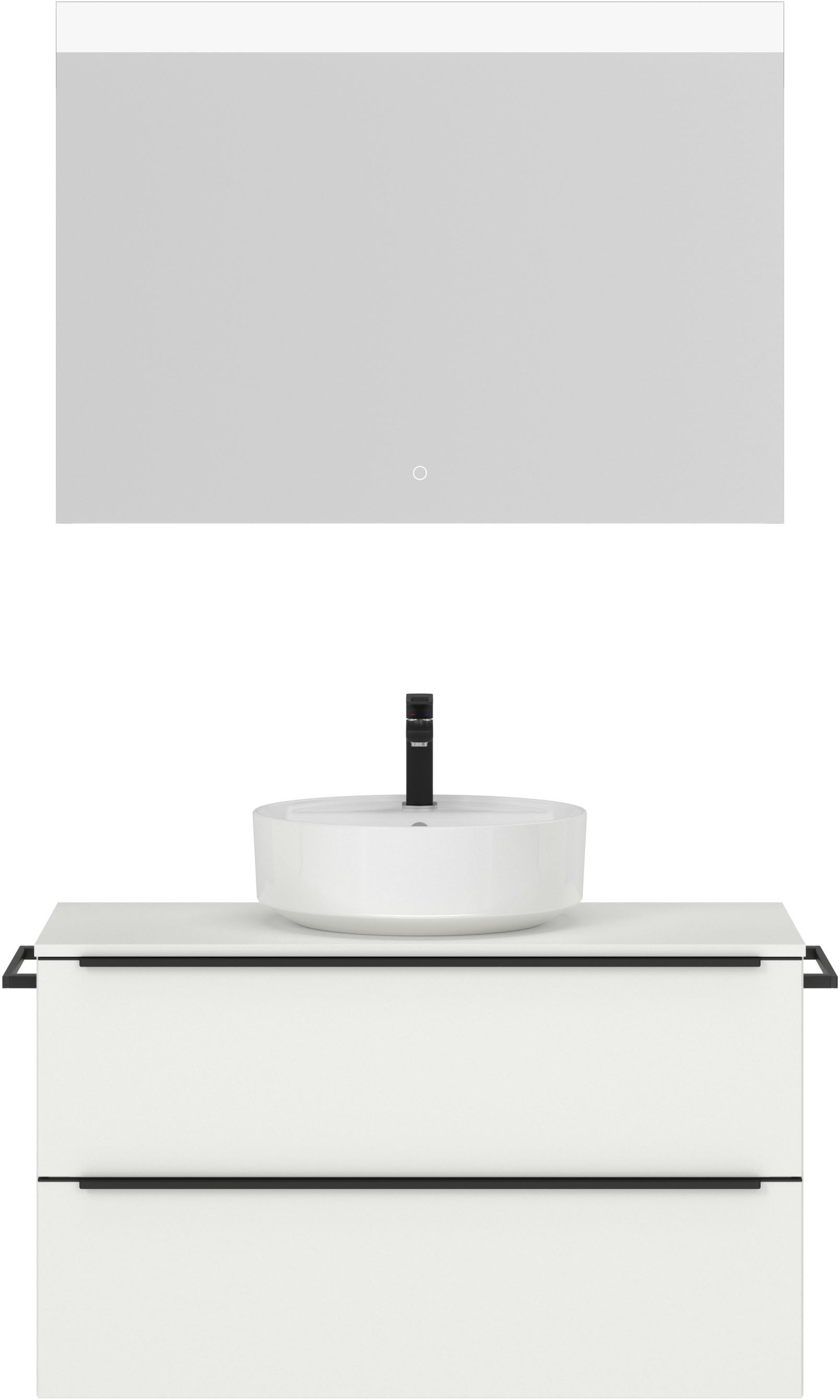 nobilia® Badmöbel-Set »Alvene« vormontiert, mit Soft-Close, 2 Stk. tlg. günstig online kaufen