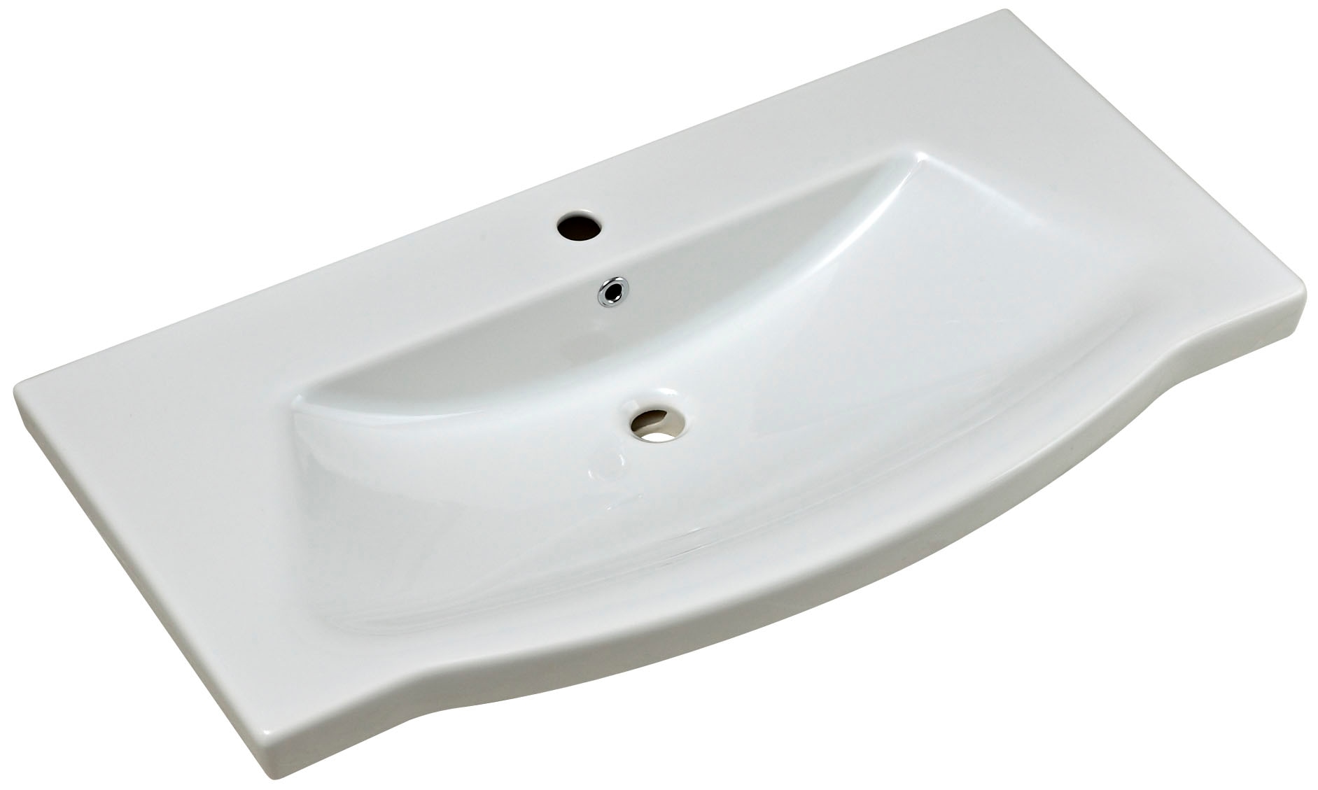 Saphir Badmöbel-Set »6005 Sprint 2-teilig, Keramik-Waschtisch mit LED-Spiegelschrank«, (2 St.), Waschplatz 98 cm breit, inkl. Türdämpfer, 3 Türen, 2 Schubladen