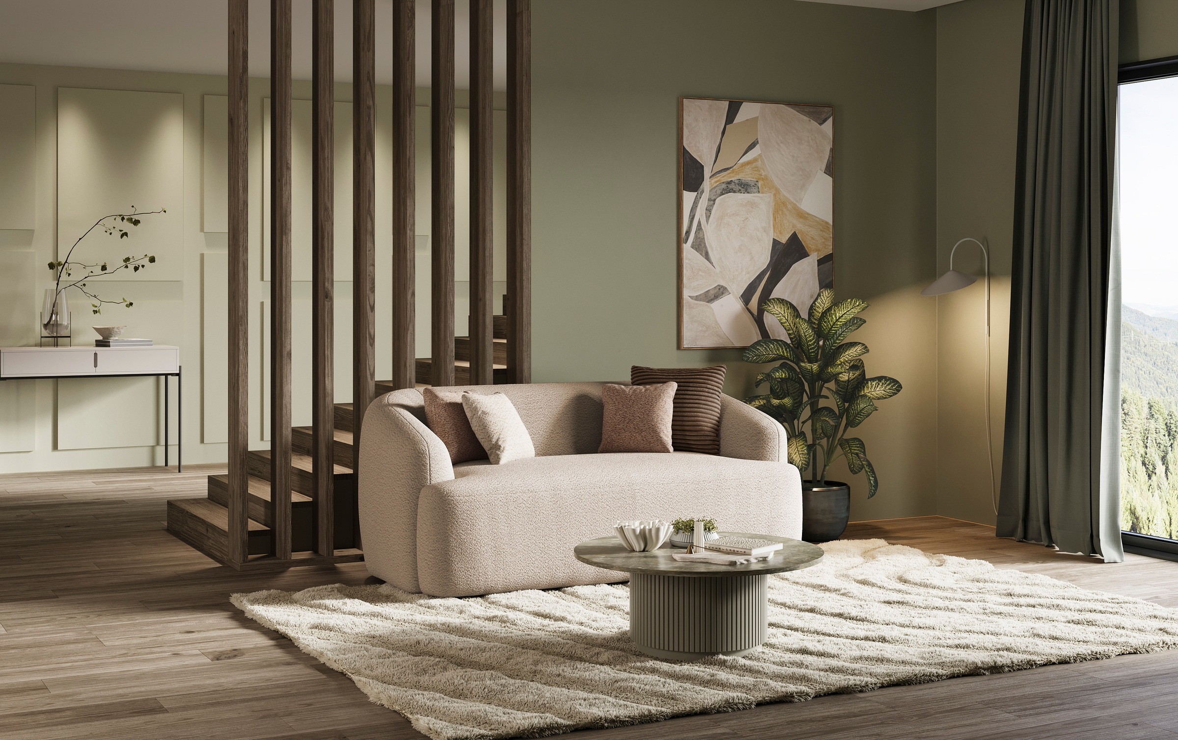 INOSIGN 2-Sitzer "Nergal, Einzelsofa, organisches Design, Brite 177cm", Mod günstig online kaufen