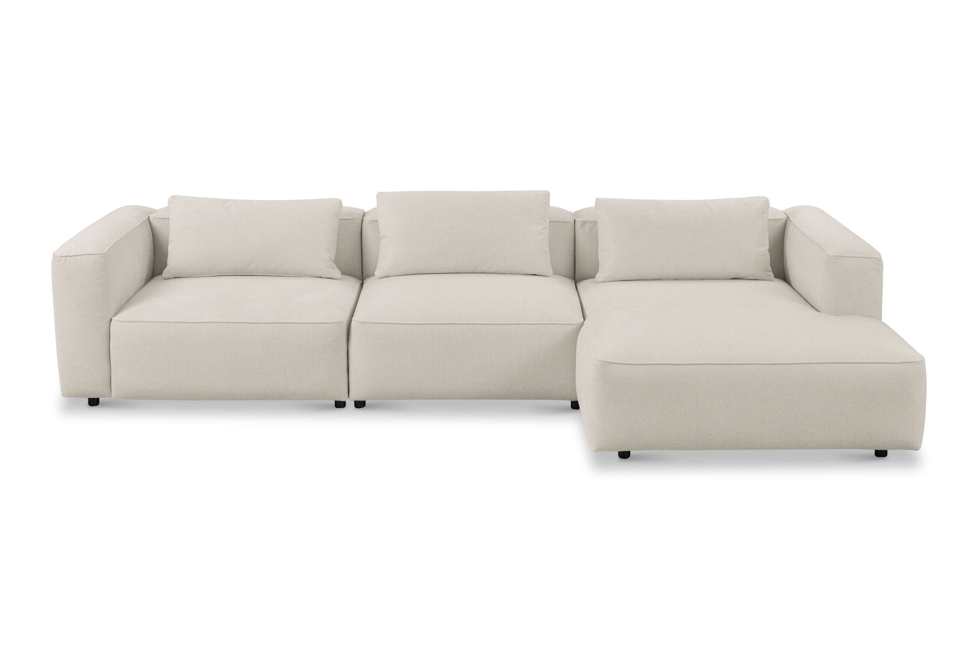andas Ecksofa »Tvinnet«, Breite 317 cm, extra tiefe Sitzfläche, kubisches Sitzvergnügen