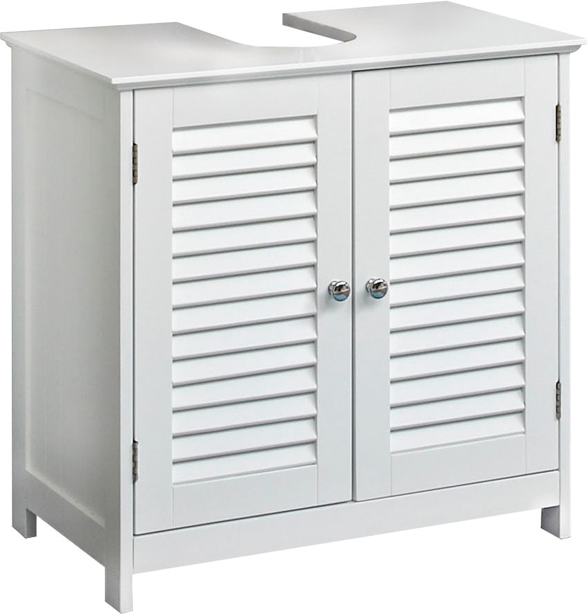 Saphir Waschbeckenunterschrank "Quickset 928 Unterbeckenschrank in Weiß mit günstig online kaufen